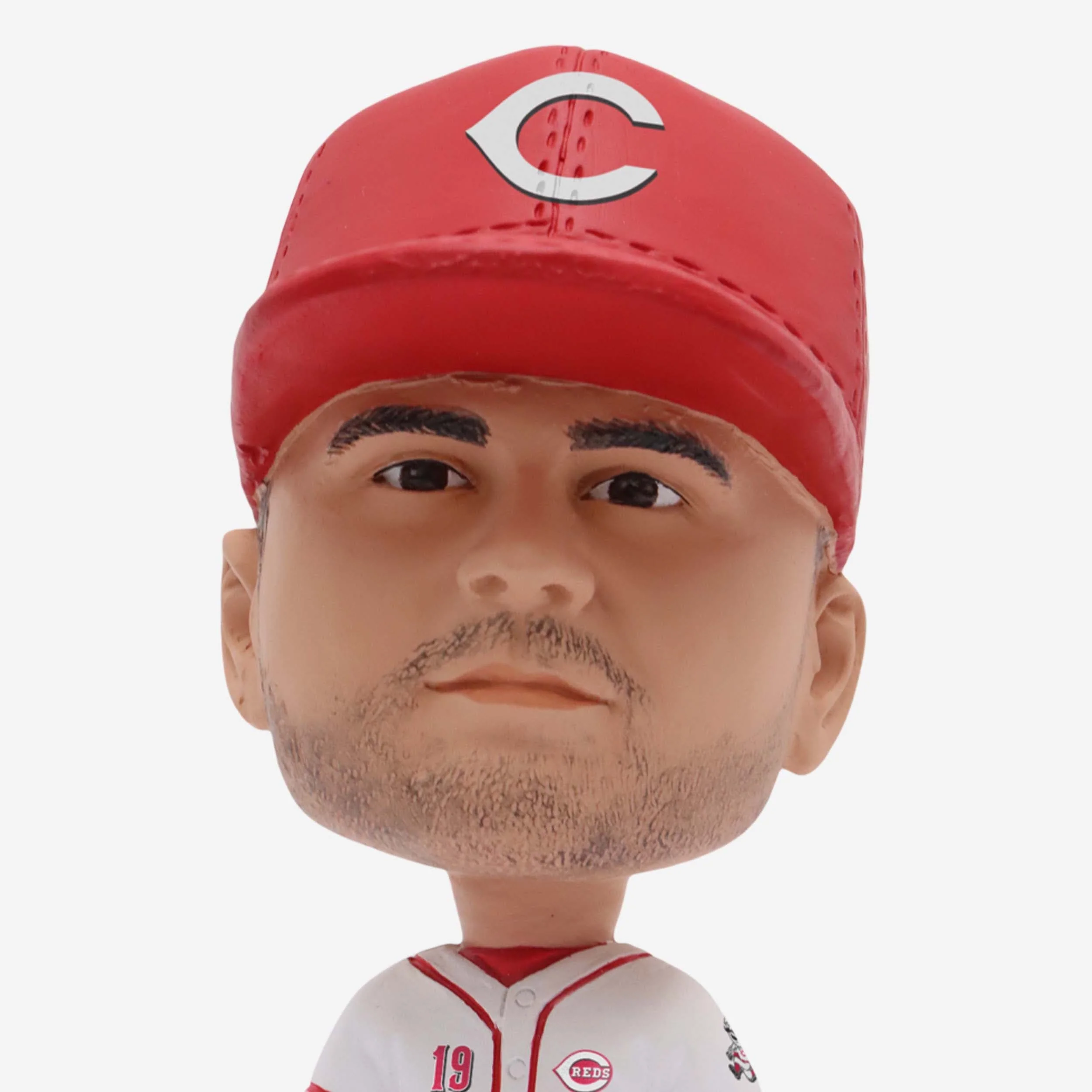 Joey Votto Cincinnati Reds Fielding Pose Field Stripe Mini Bighead Bobblehead - Image 2