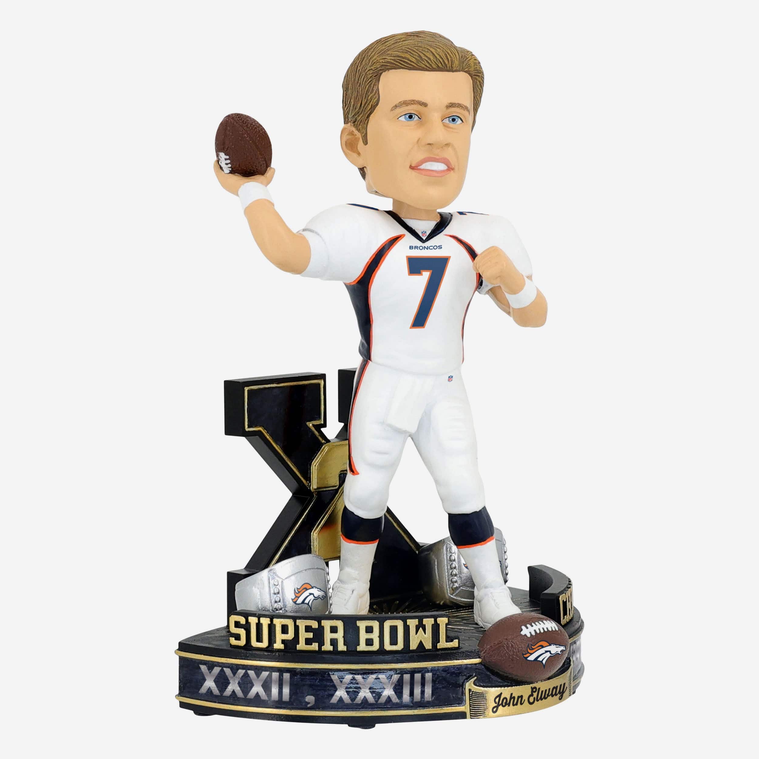 John Elway Denver Broncos 2x Super Bowl Champion Bobblehead - Image 4