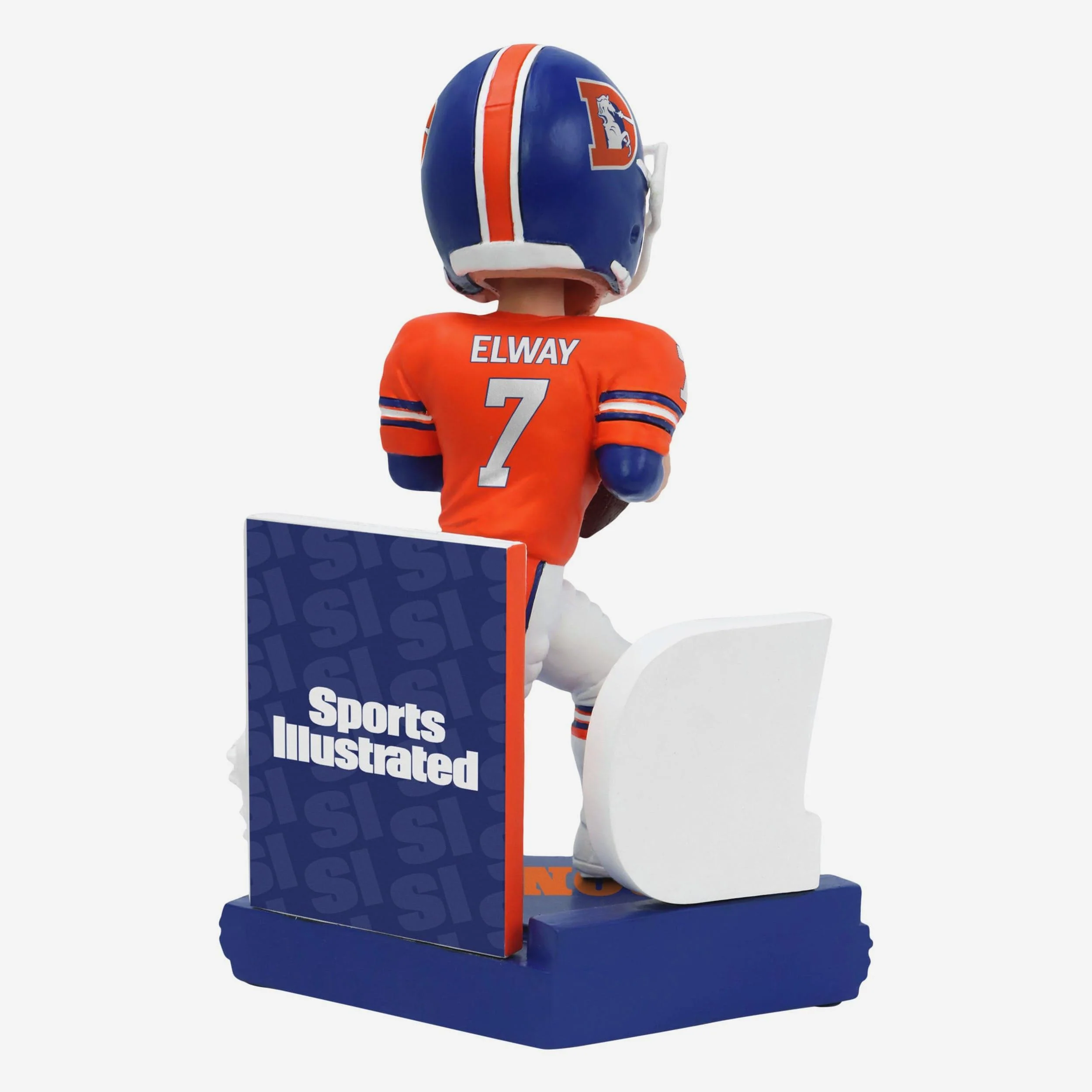 John Elway Denver Broncos A Tribute to Elway Sports Illustrated Cover Bobblehead - Image 6