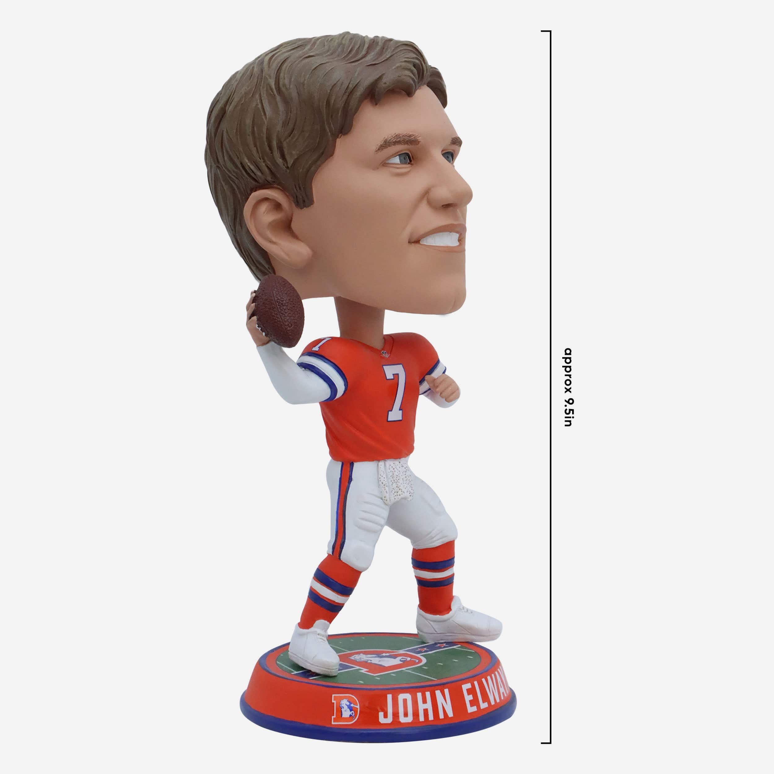 John Elway Denver Broncos Field Stripe Bighead Bobblehead - Image 4