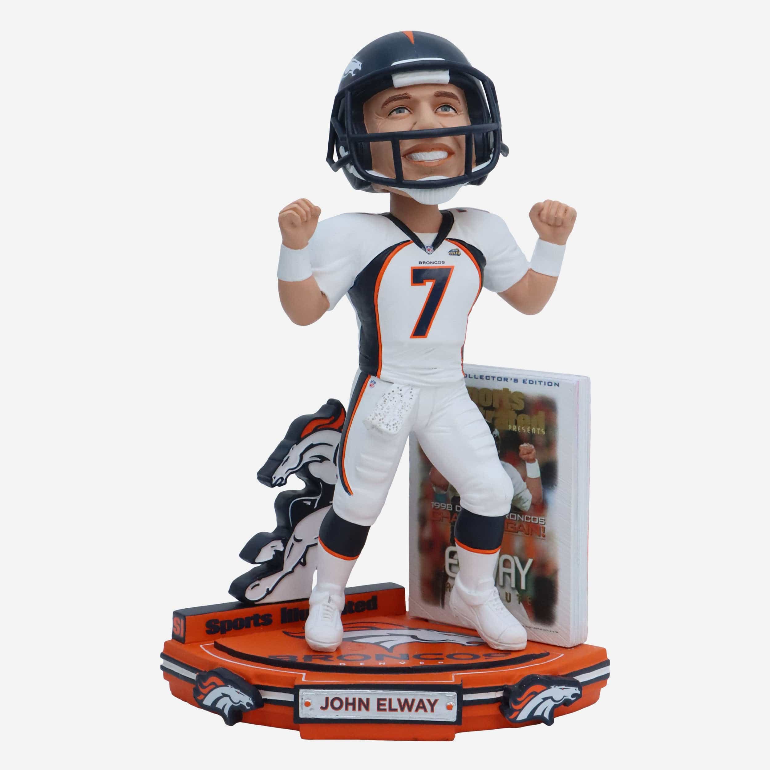 John Elway Denver Broncos Sports Illustrated Cover Bobblehead