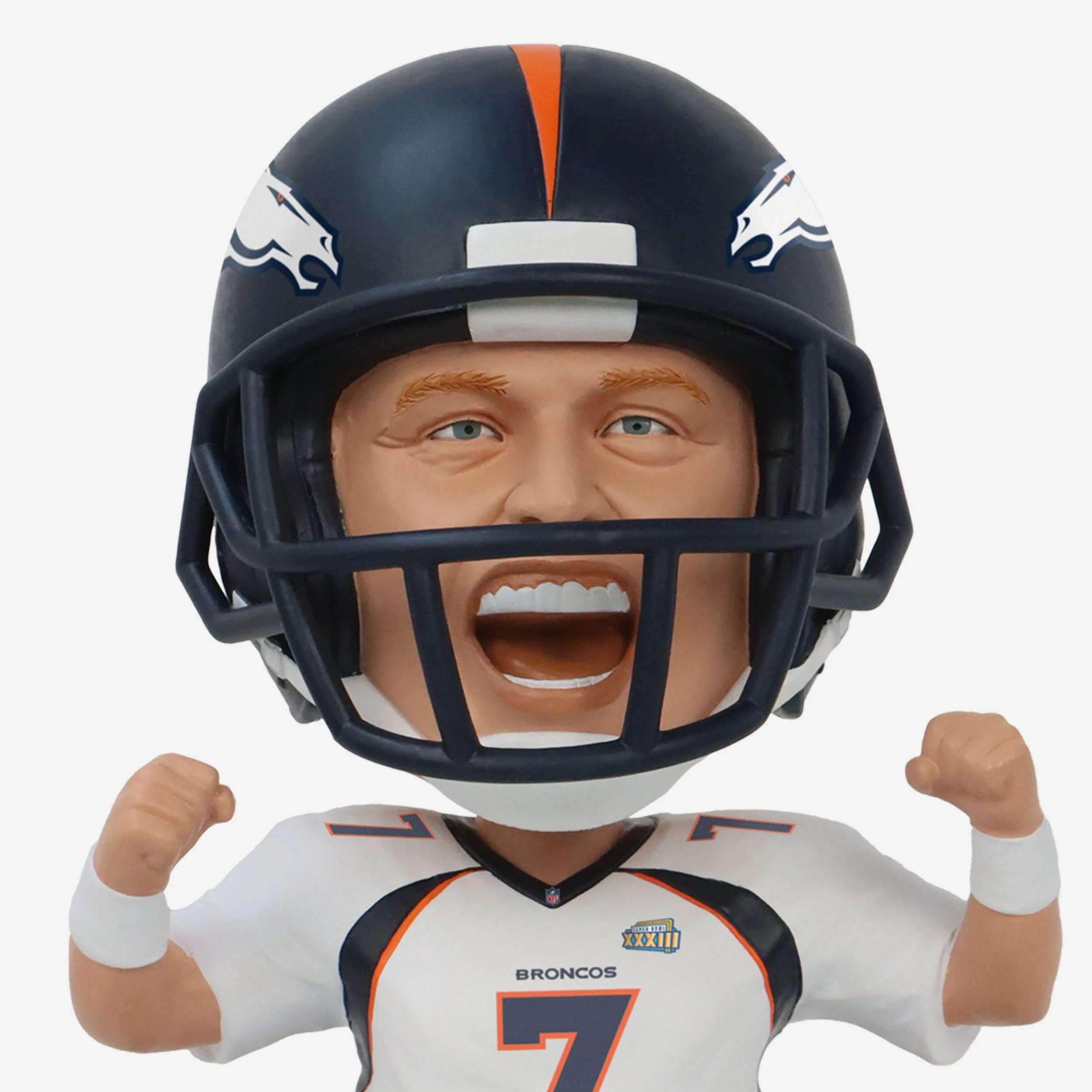 John Elway Denver Broncos Super Bowl XXXIII MVP Bust Bighead Bobblehead - Image 2
