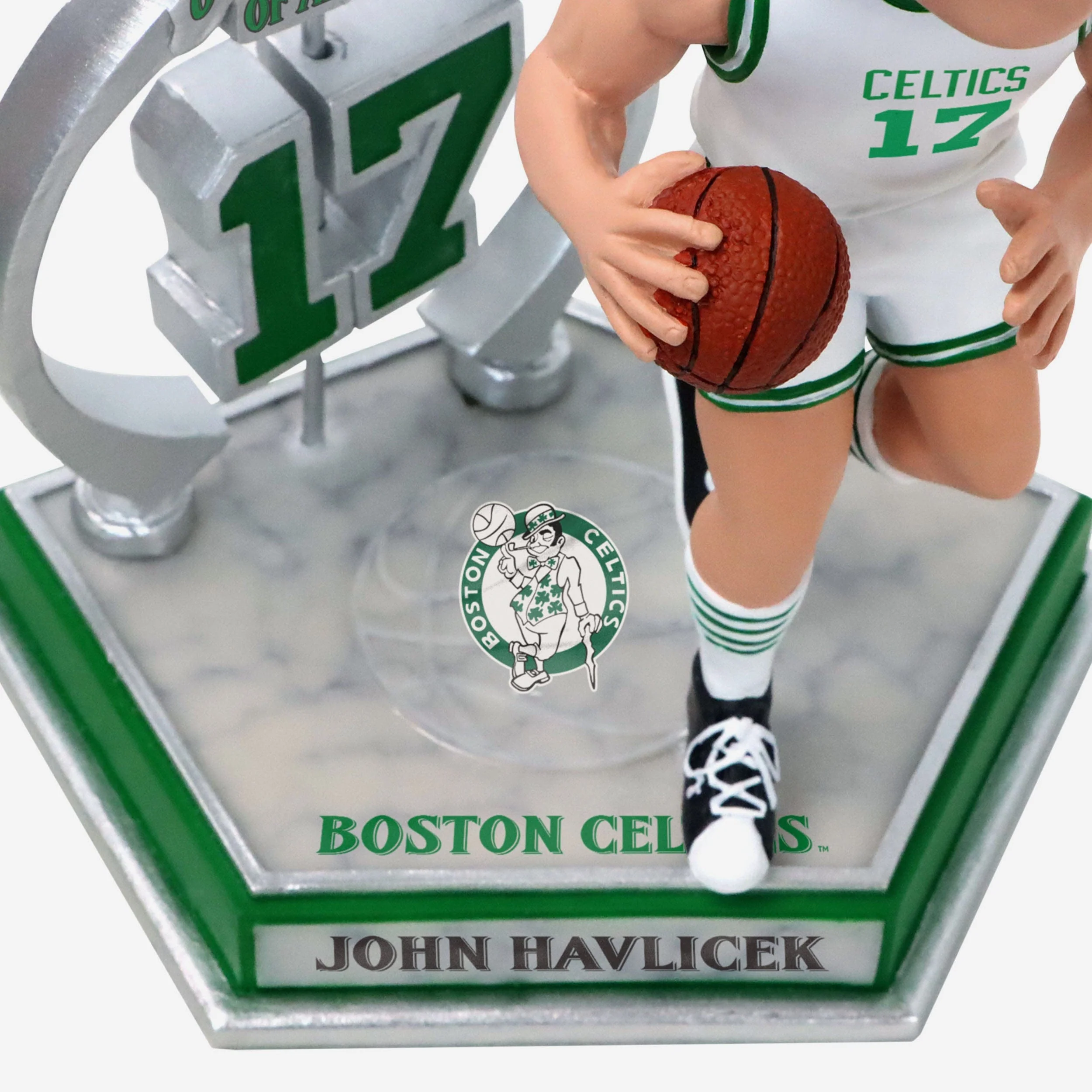 John Havlicek Boston Celtics Legendary Number 17 Bobblehead - Image 3