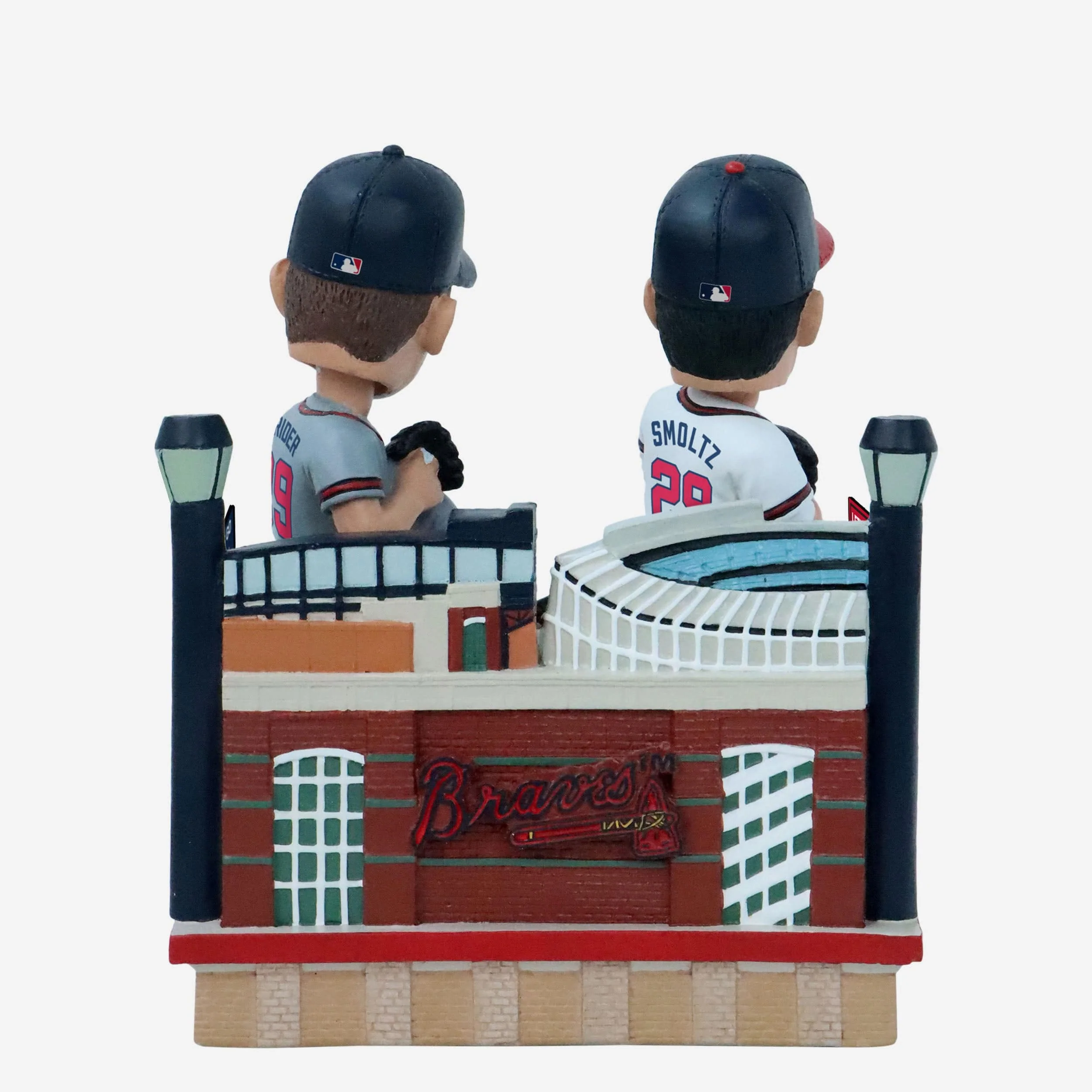 John Smoltz & Spencer Strider Atlanta Braves Then and Now Bobblehead - Image 6