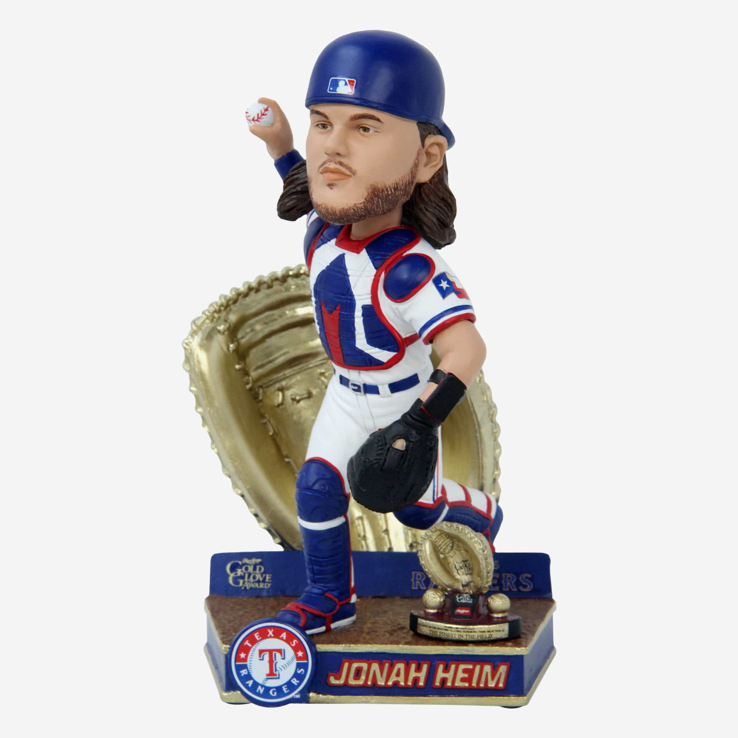 Jonah Heim Texas Rangers 2023 Gold Glove Bobblehead