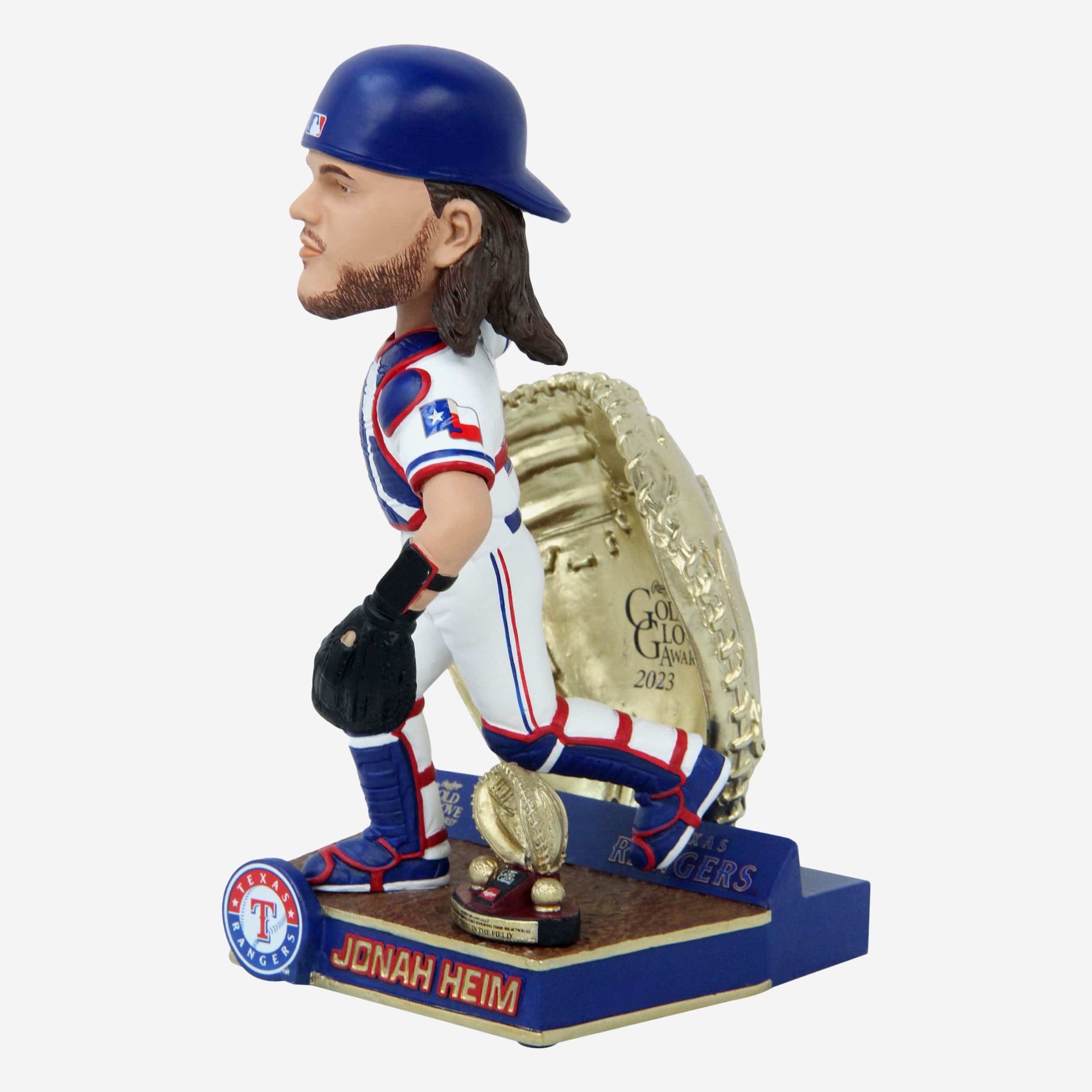 Jonah Heim Texas Rangers 2023 Gold Glove Bobblehead - Image 4