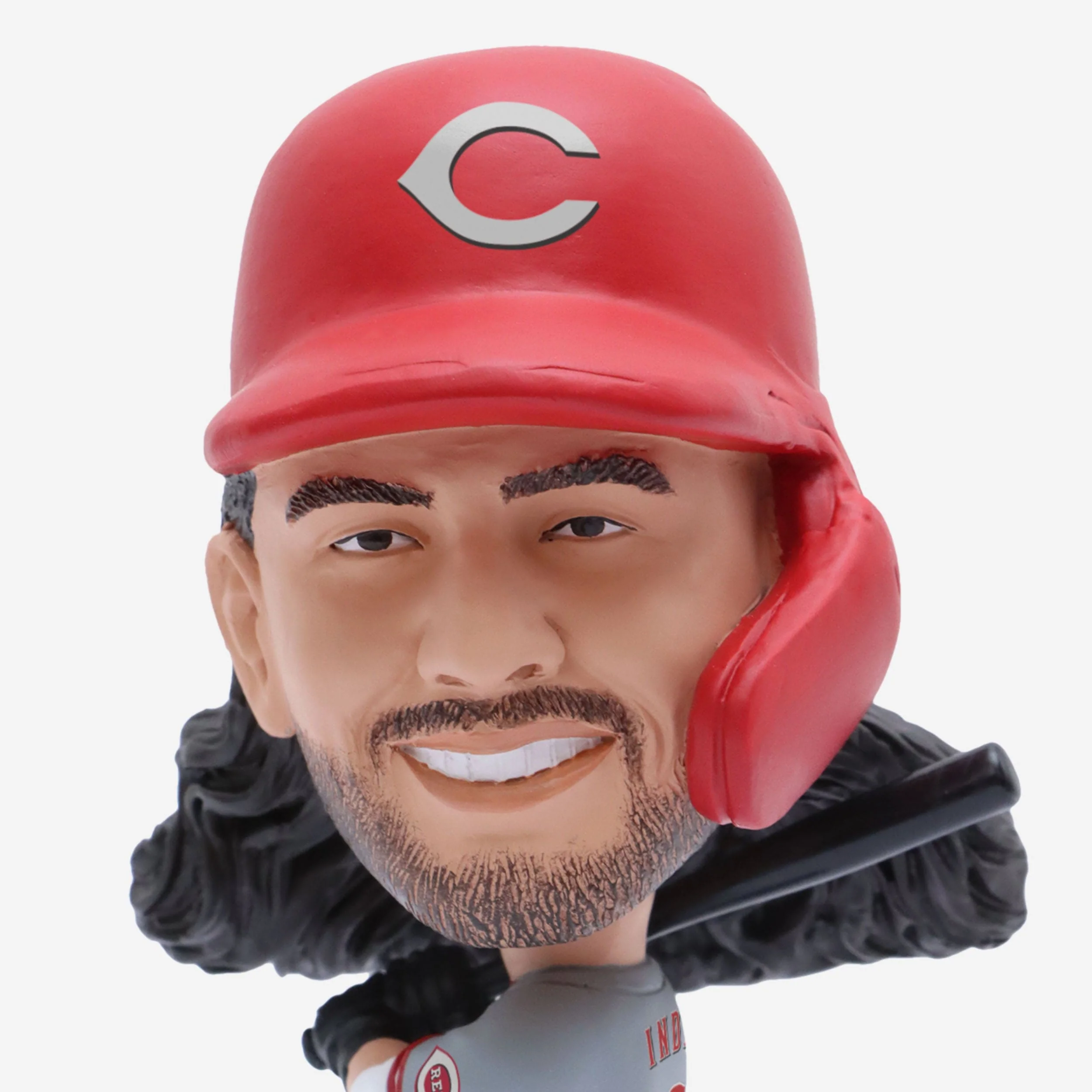 Jonathan India Cincinnati Reds Field Stripe Away Uniform Mini Bighead Bobblehead - Image 2