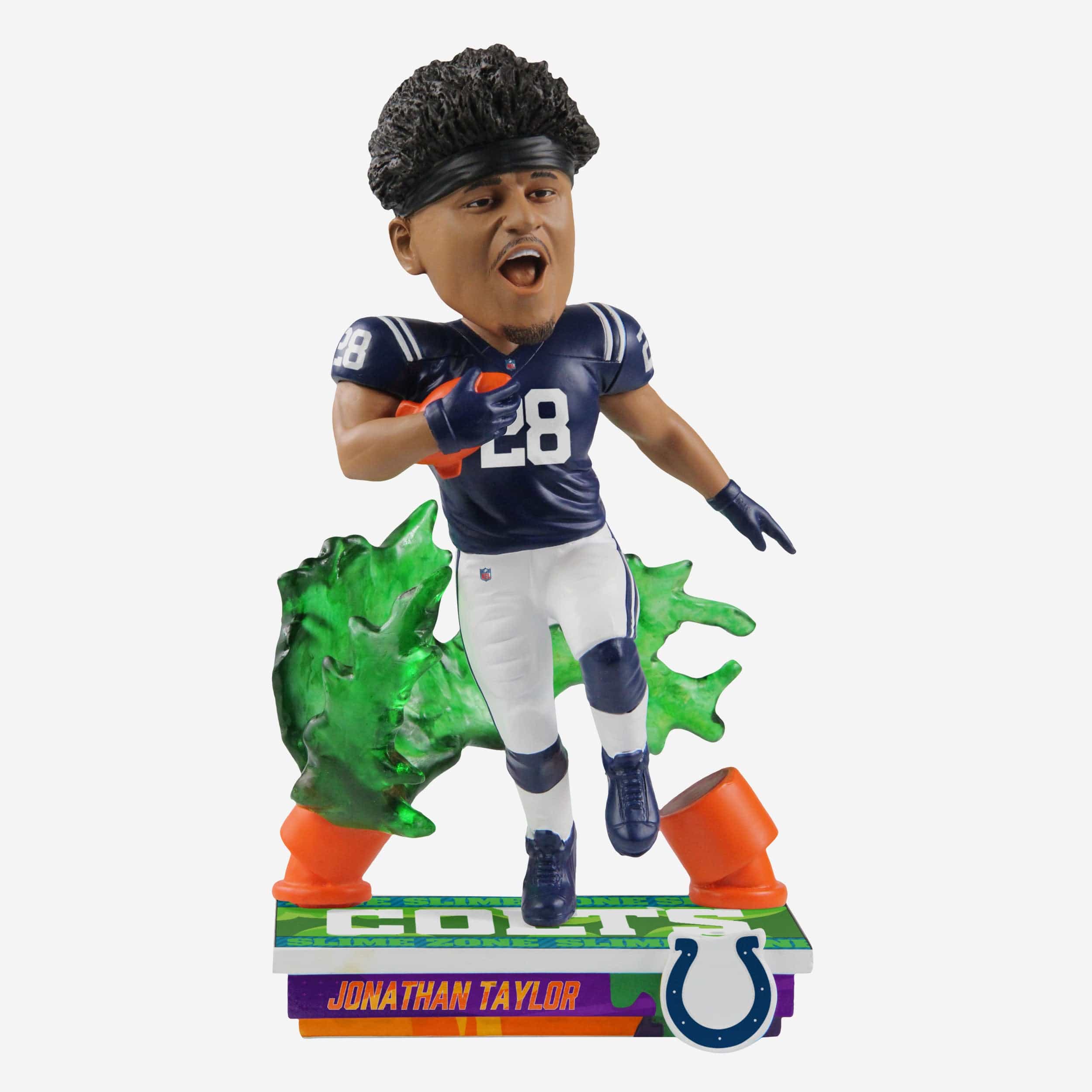 Jonathan Taylor Indianapolis Colts Slime Zone Bobblehead