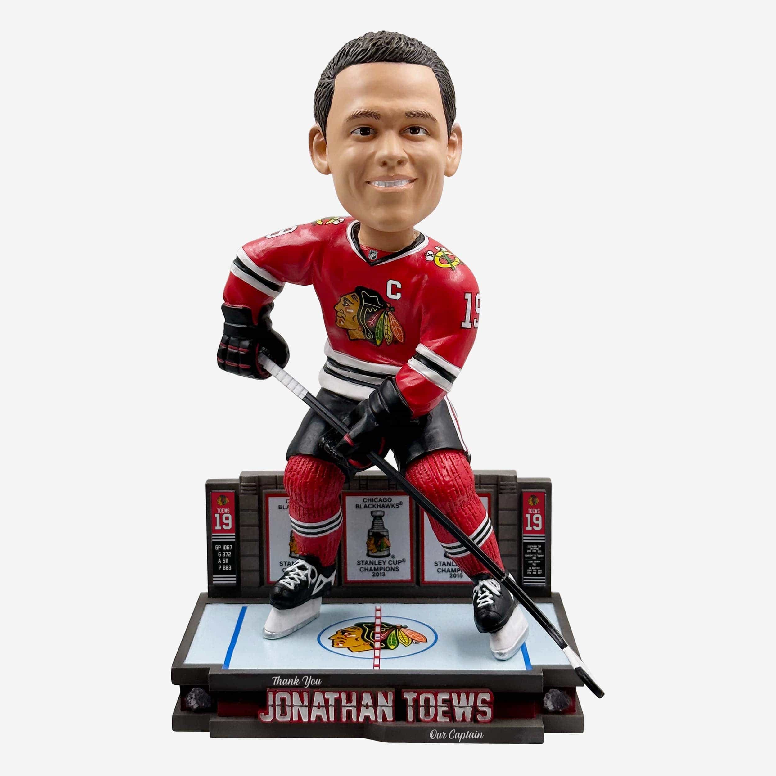 Jonathan Toews Chicago Blackhawks Farewell Bobblehead