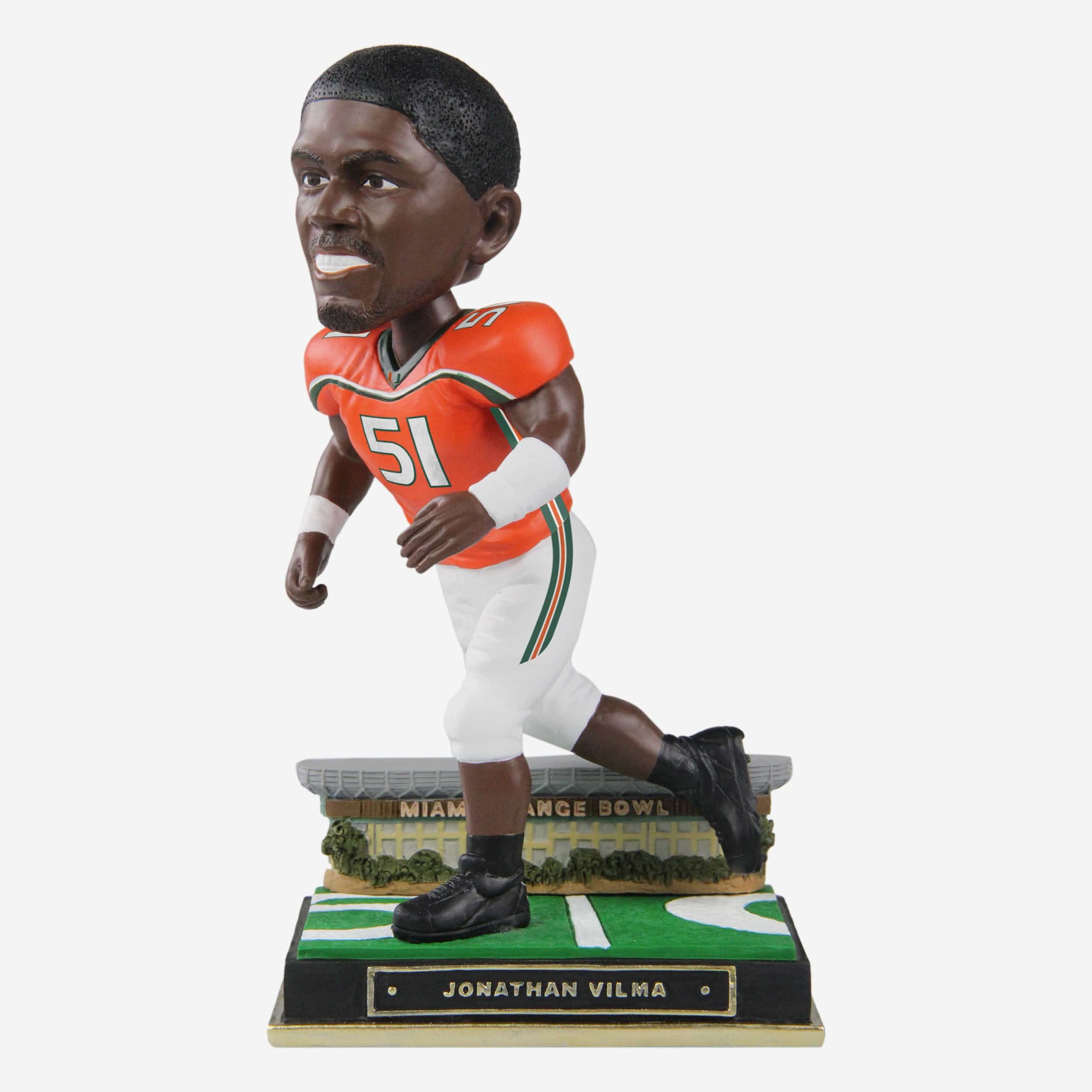 Jonathan Vilma Miami Hurricanes Gates Series Bobblehead
