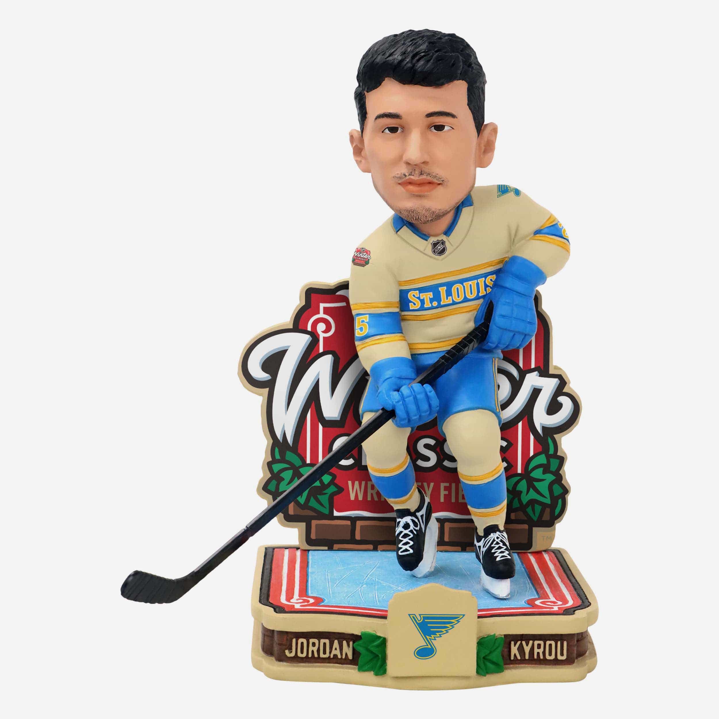 Jordan Kyrou St Louis Blues 2025 Winter Classic Bobblehead