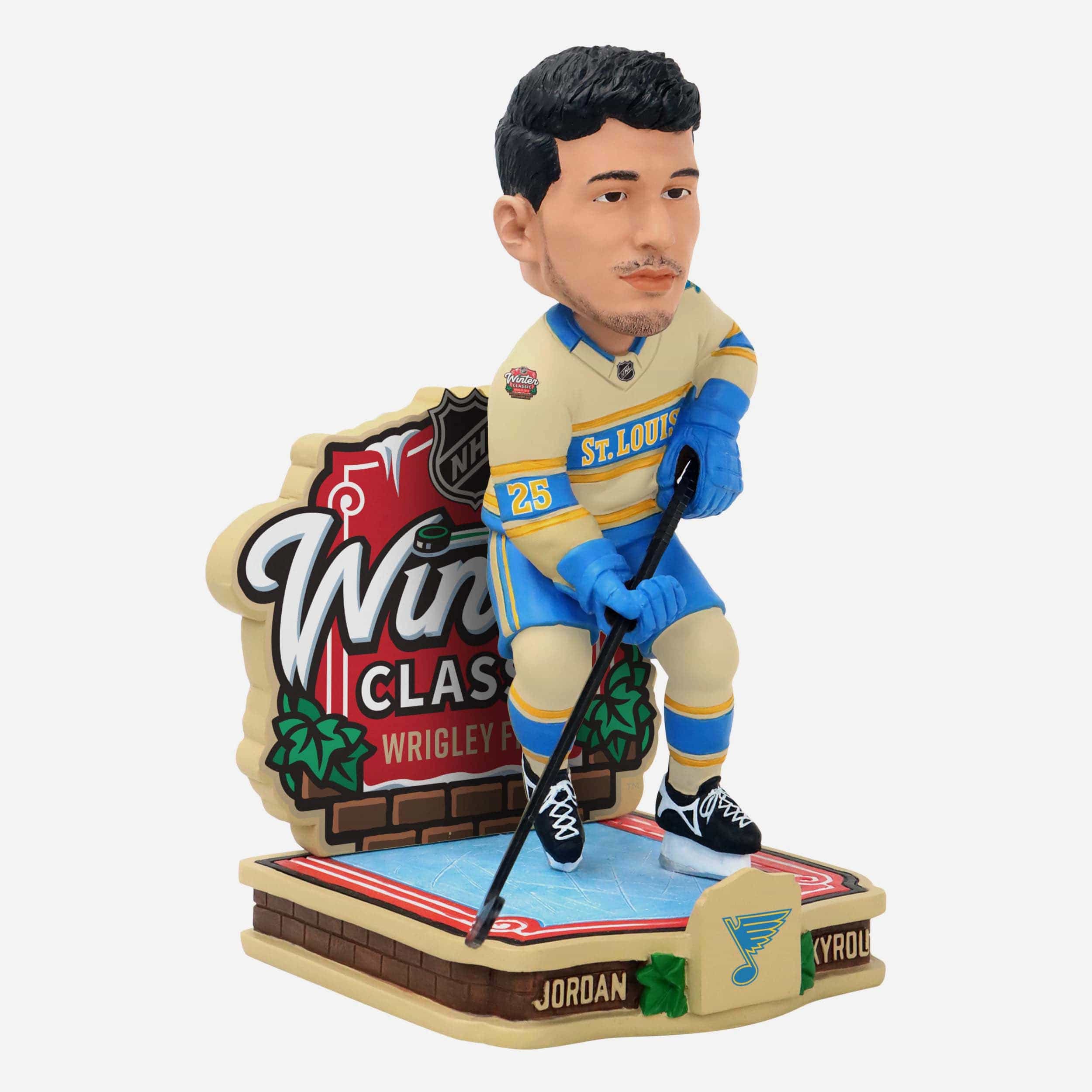 Jordan Kyrou St Louis Blues 2025 Winter Classic Bobblehead - Image 4