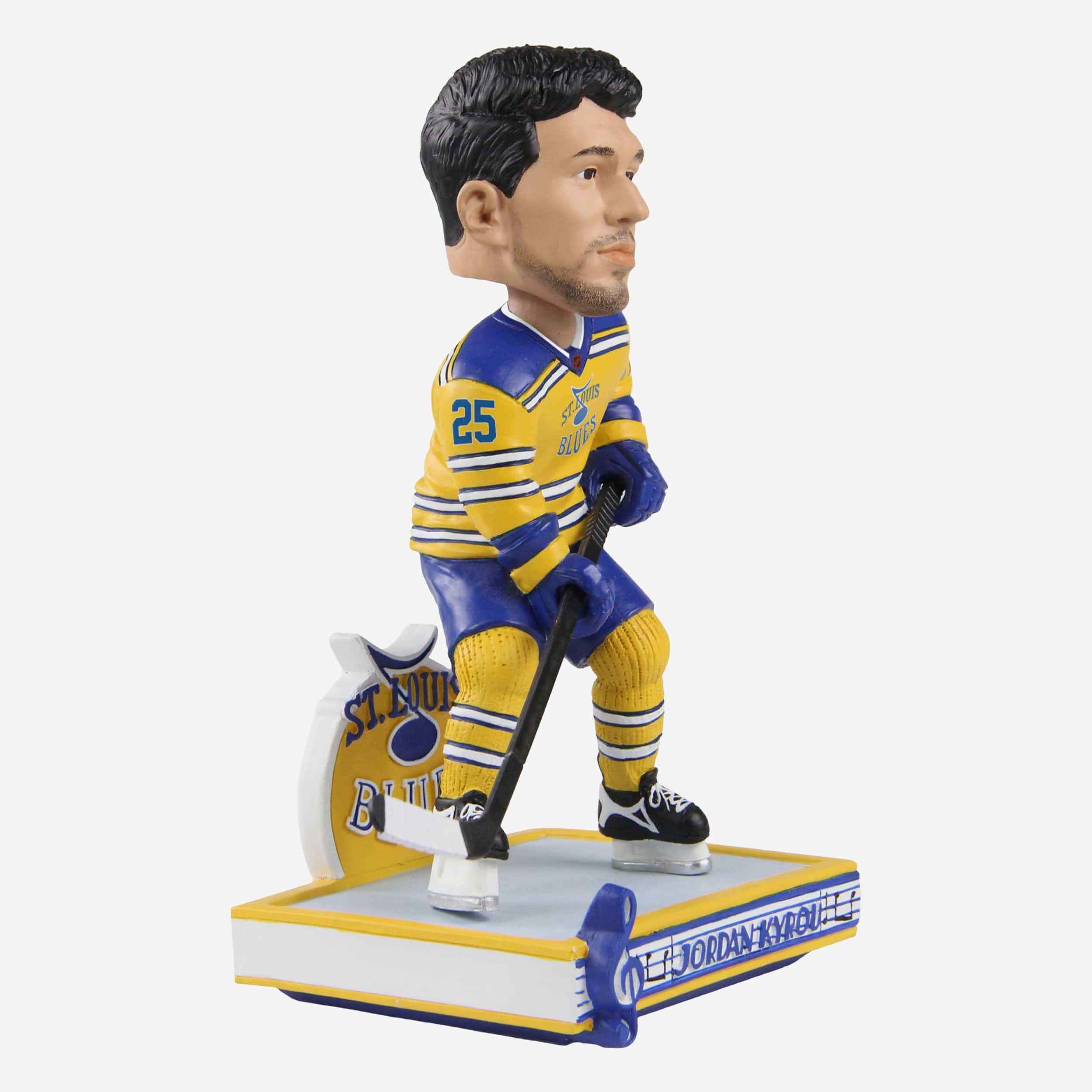Jordan Kyrou St Louis Blues Reverse Retro Jersey Bobblehead - Image 4