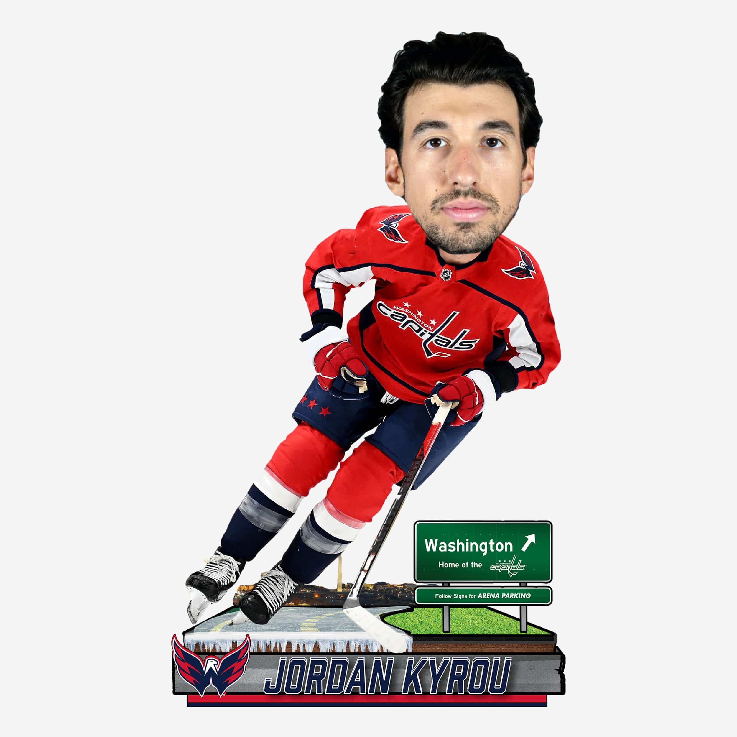 Jordan Kyrou Washington Capitals Next Stop Bobblehead