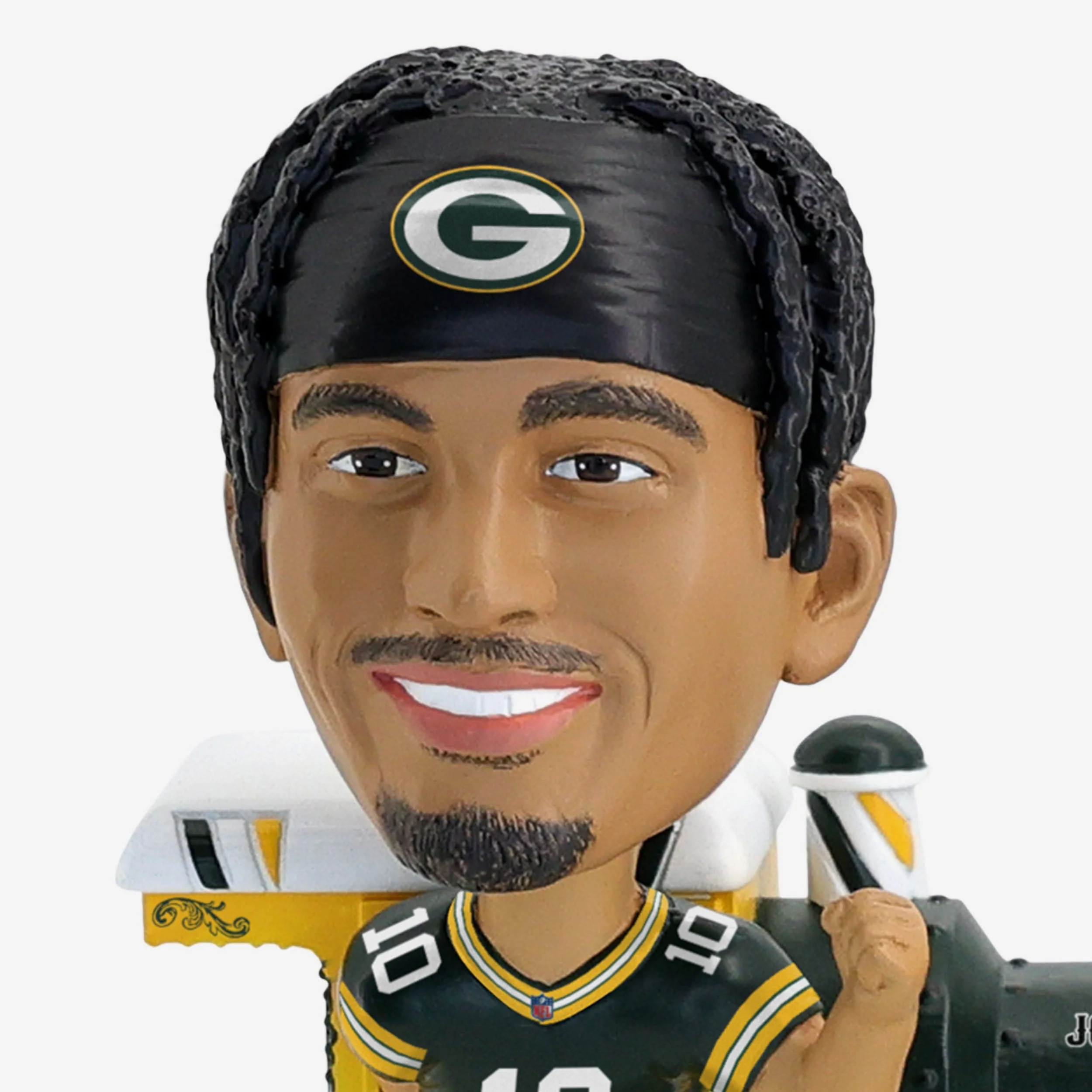 Jordan Love Green Bay Packers Express Train Bobblehead - Image 2
