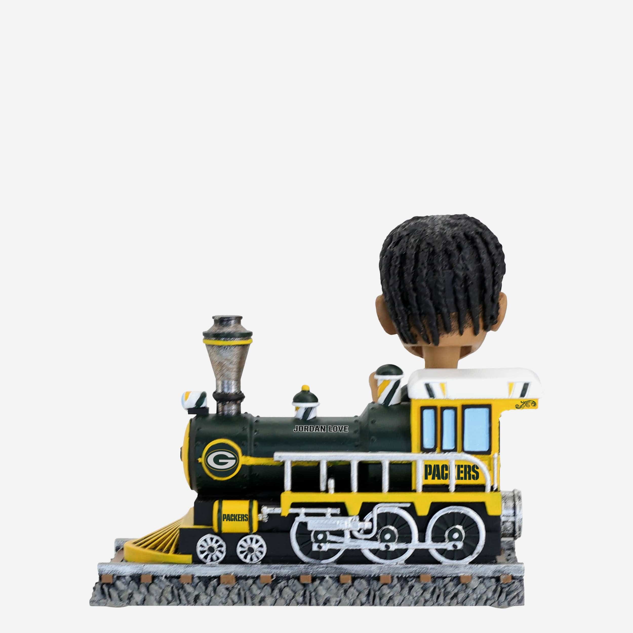 Jordan Love Green Bay Packers Express Train Bobblehead - Image 5
