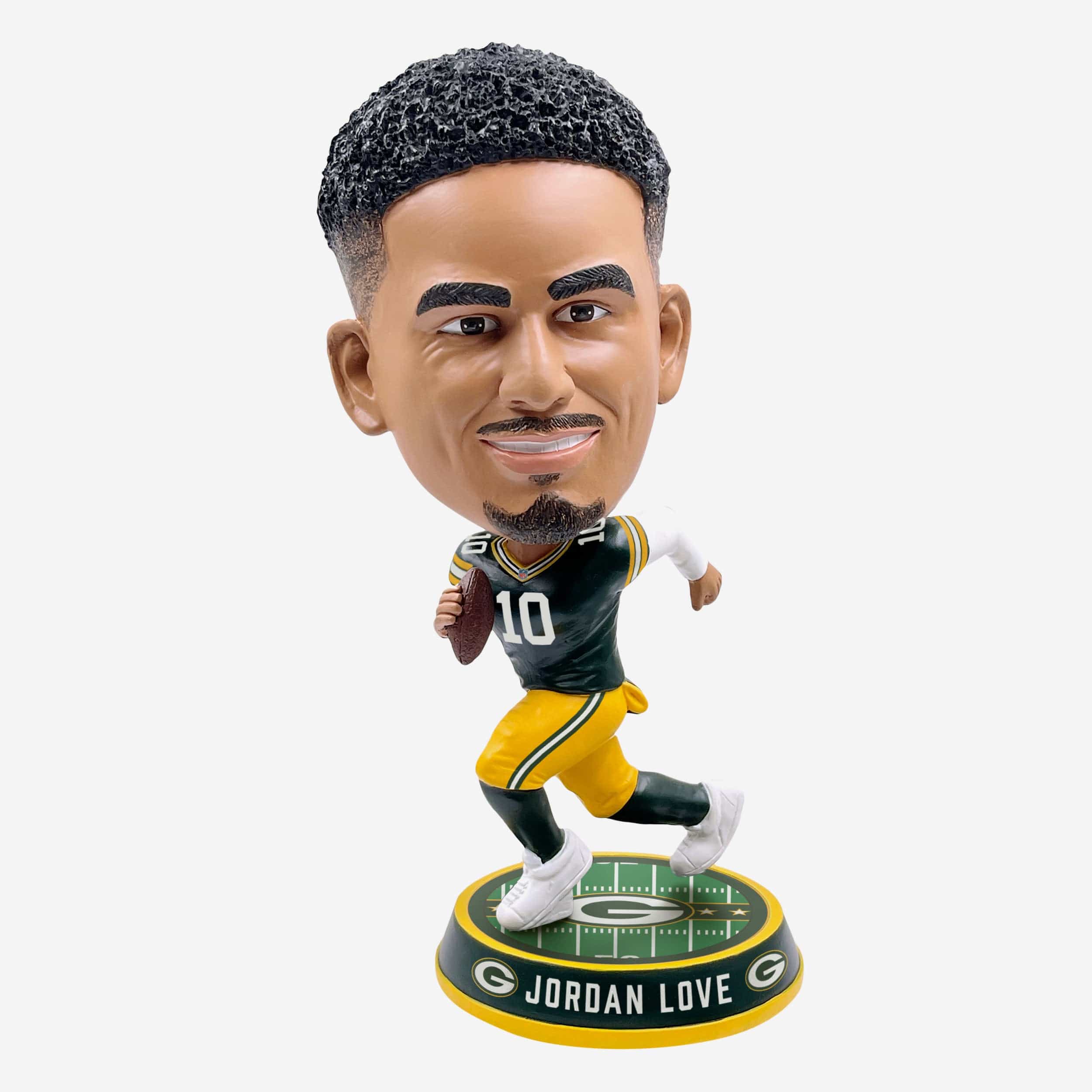 Jordan Love Green Bay Packers Field Stripe Bighead Bobblehead