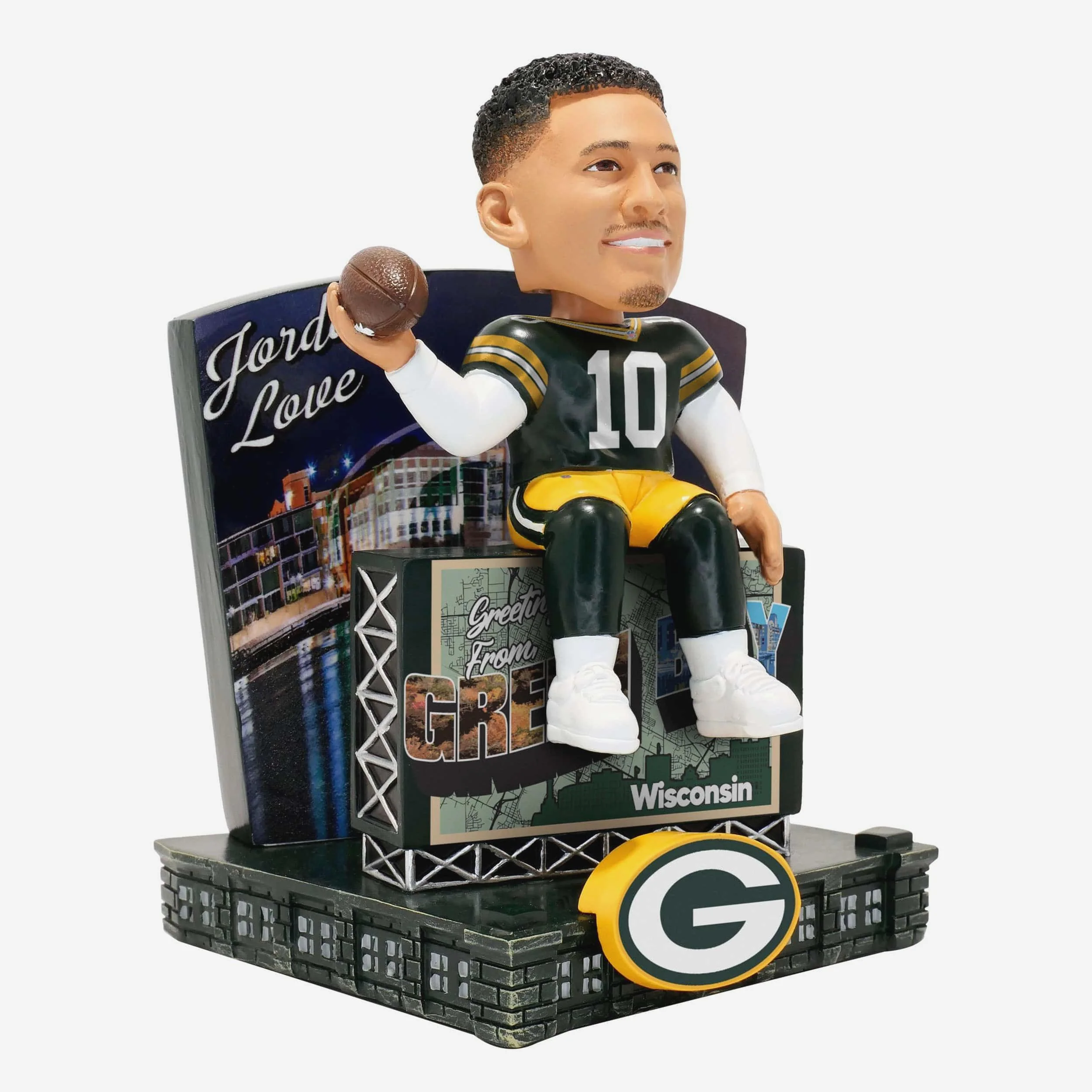 Jordan Love Green Bay Packers Greetings From Bobblehead - Image 4