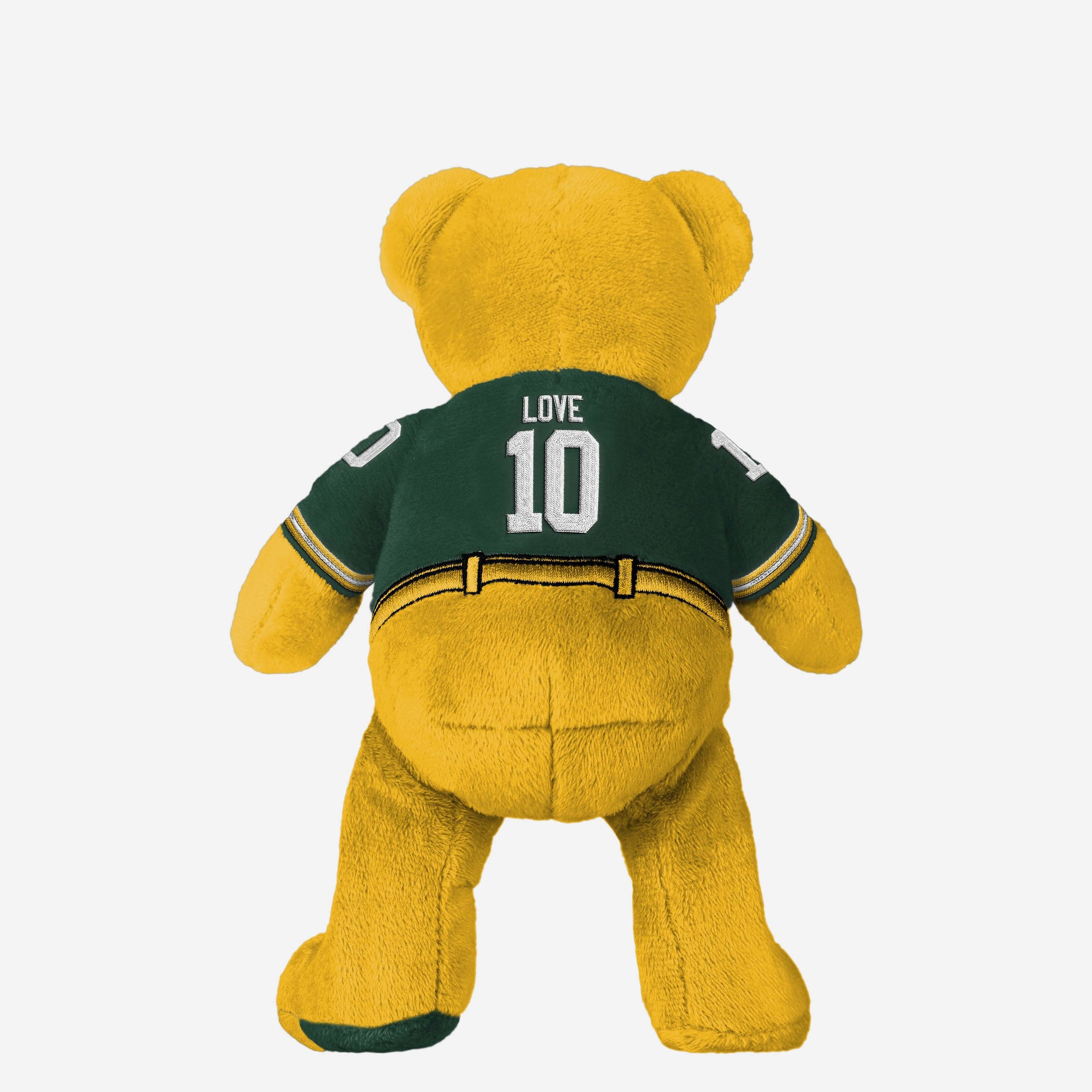 Jordan Love Green Bay Packers Team Beans Embroidered Player Bear - Image 2