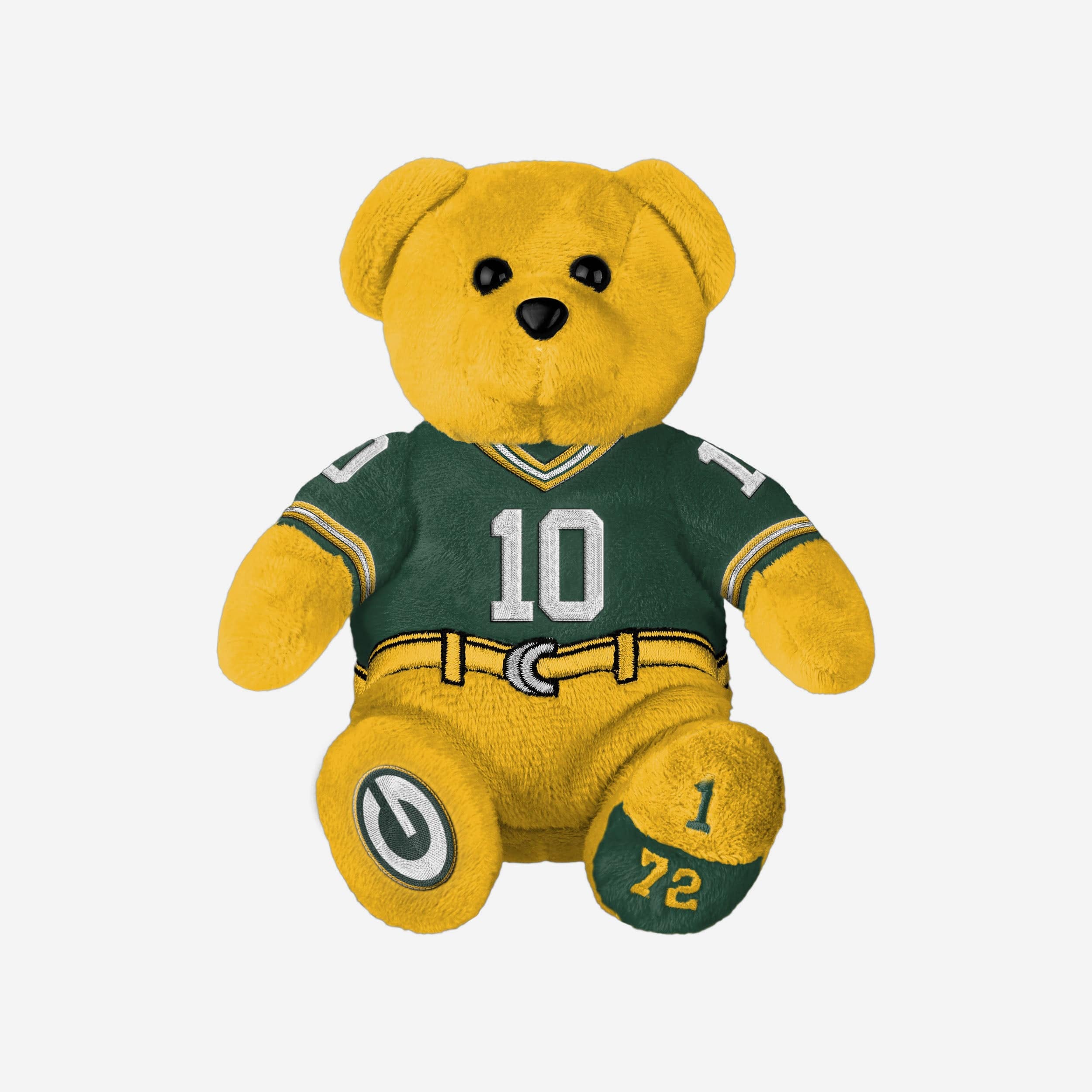 Jordan Love Green Bay Packers Team Beans Embroidered Player Bear - Image 4