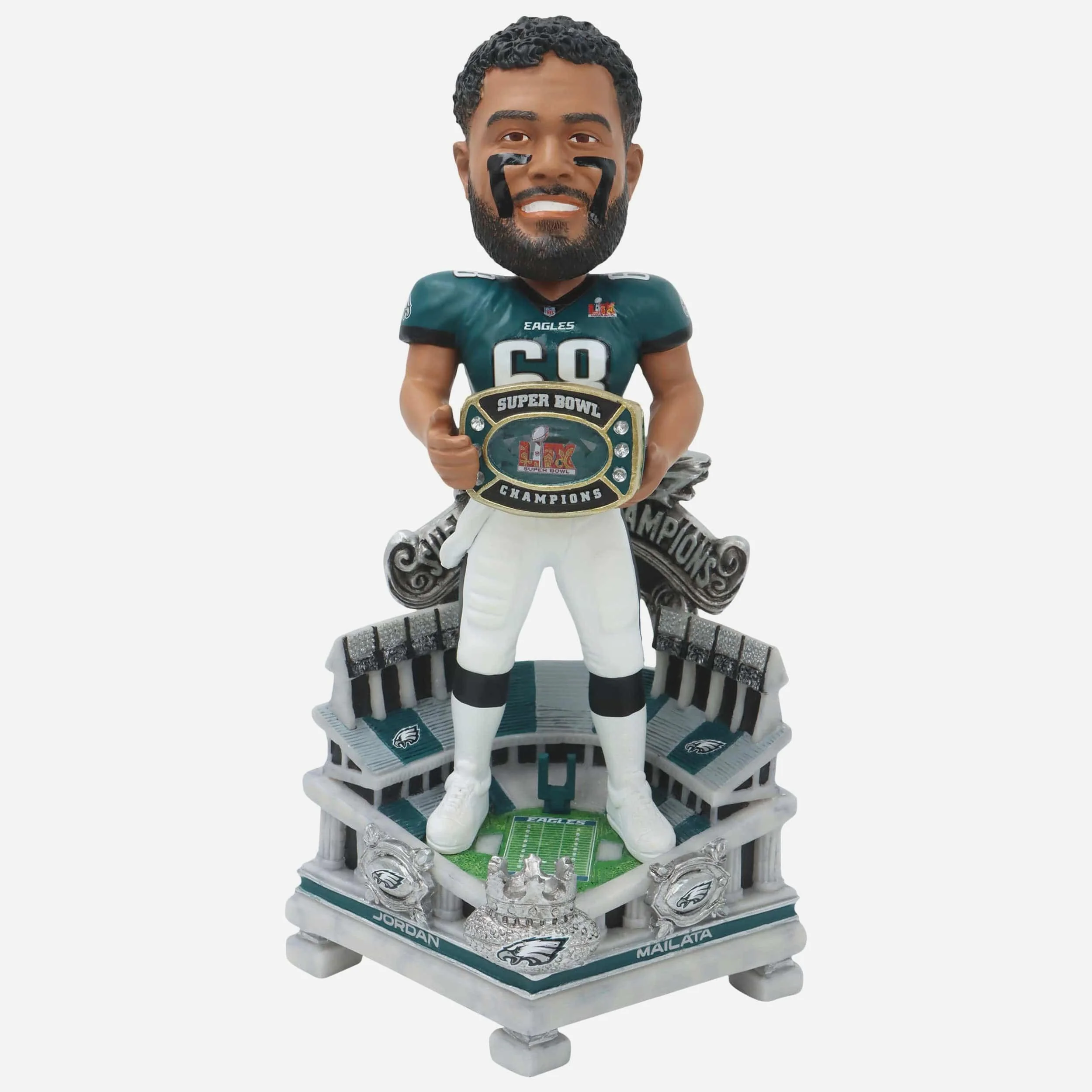 Jordan Mailata Philadelphia Eagles Super Bowl LIX Champions Celebration Bobblehead