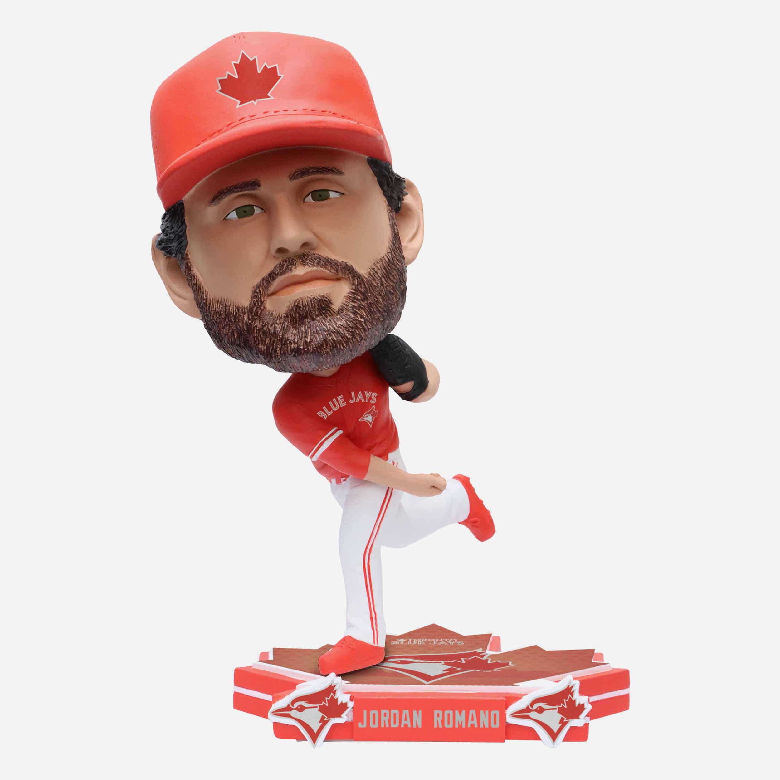 Jordan Romano Toronto Blue Jays Canada Day Uniform Bighead Bobblehead