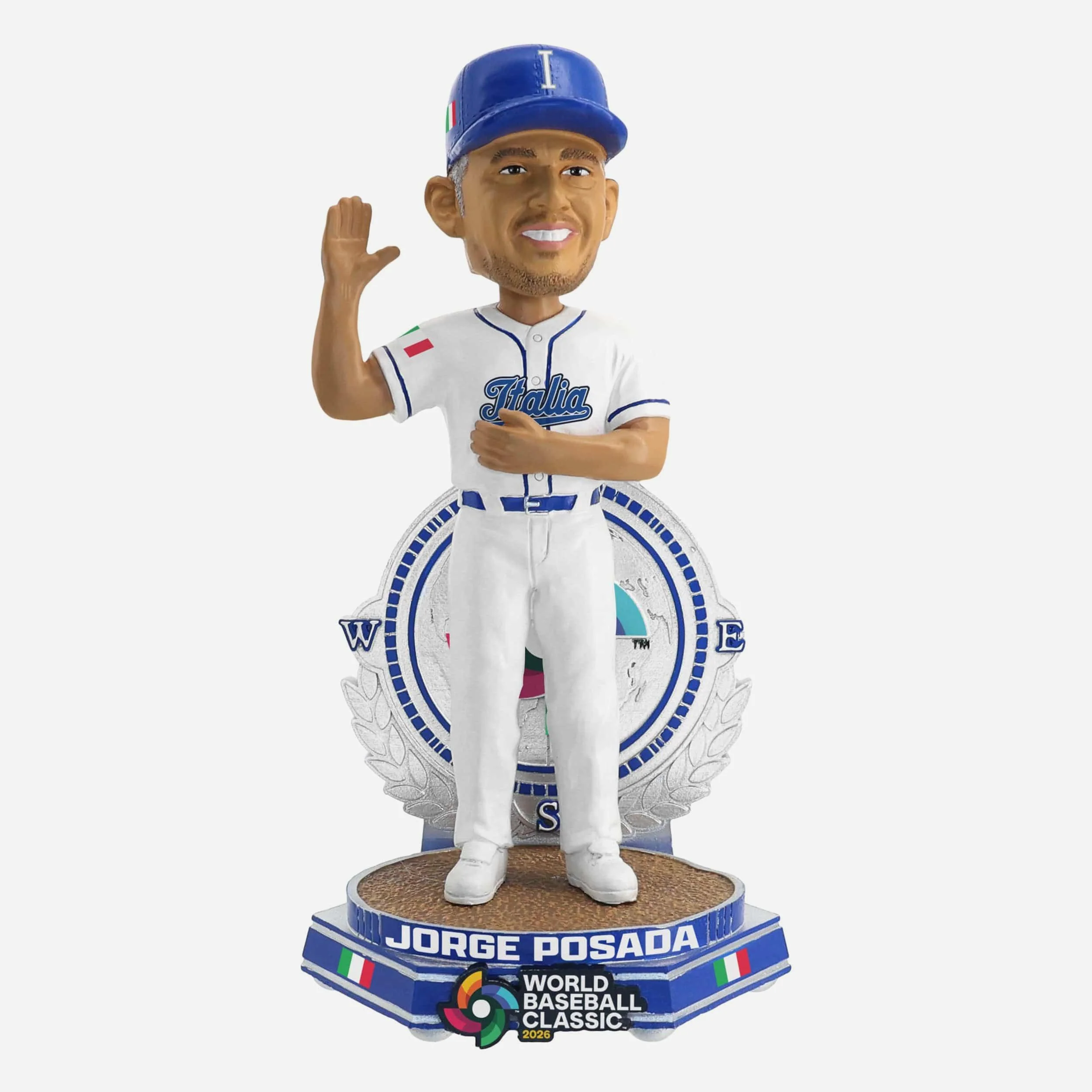 Jorge Posada Italy 2026 World Baseball Classic Coach Bobblehead