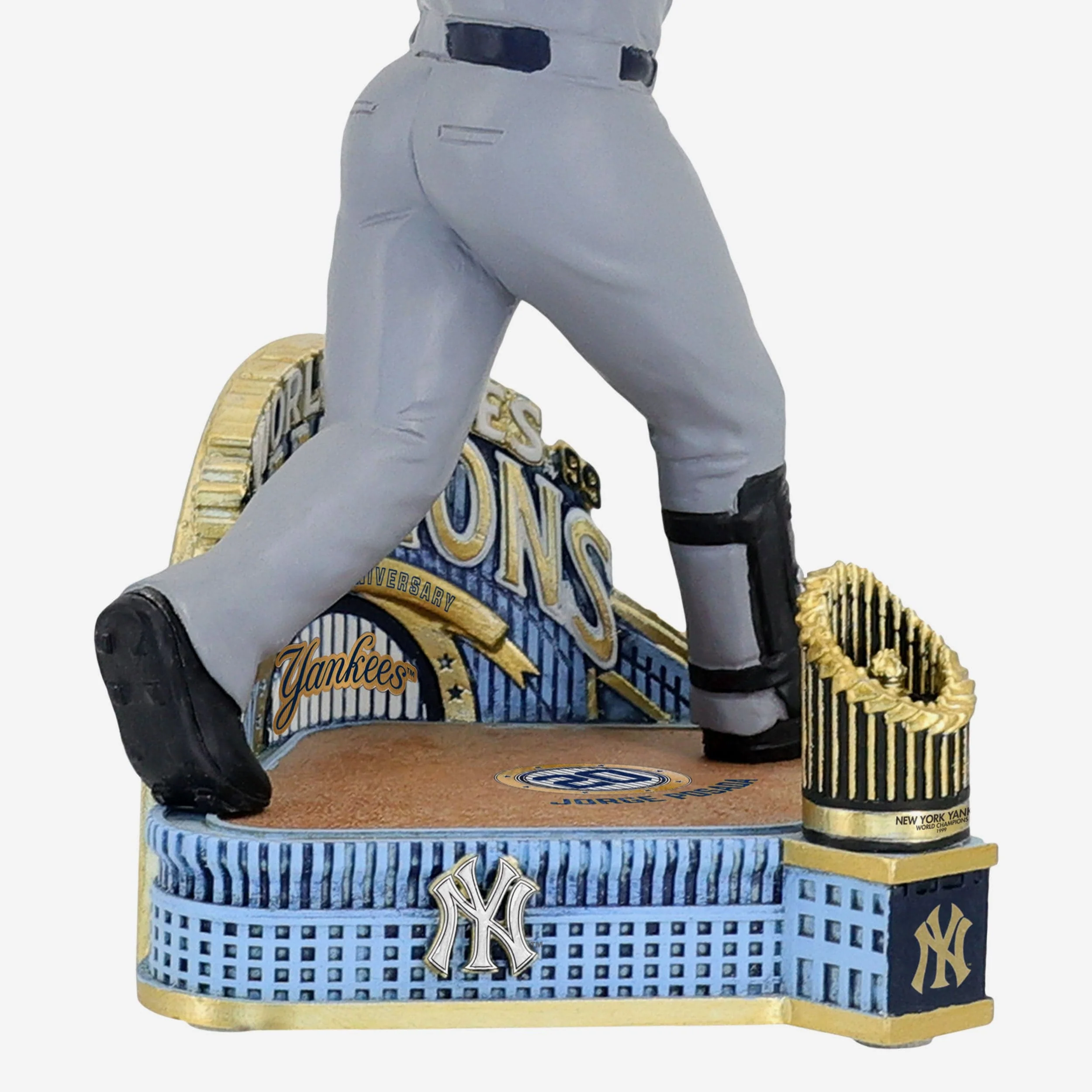 Jorge Posada New York Yankees 1999 World Series Champions 25th Anniversary Bobblehead - Image 3