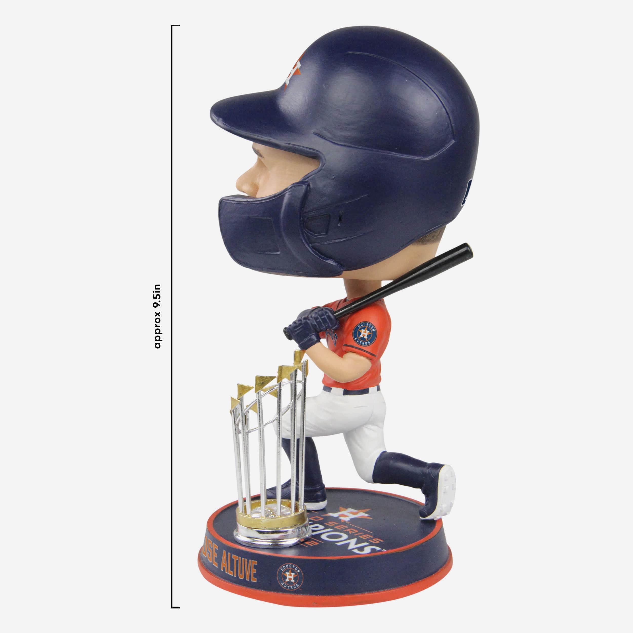Jose Altuve Houston Astros 2022 World Series Champions Orange Jersey Bighead Bobblehead - Image 4