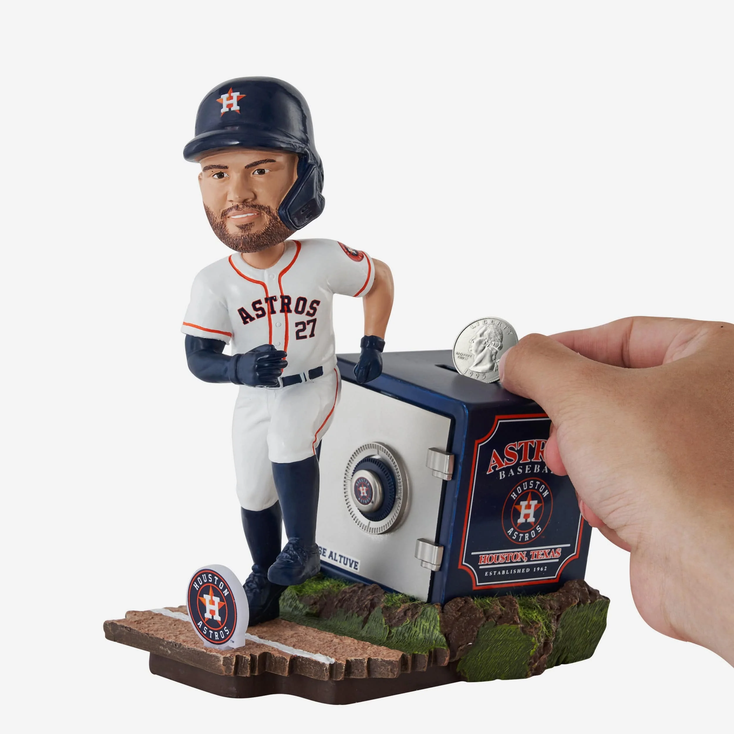 Jose Altuve Houston Astros Bank Bobblehead - Image 3