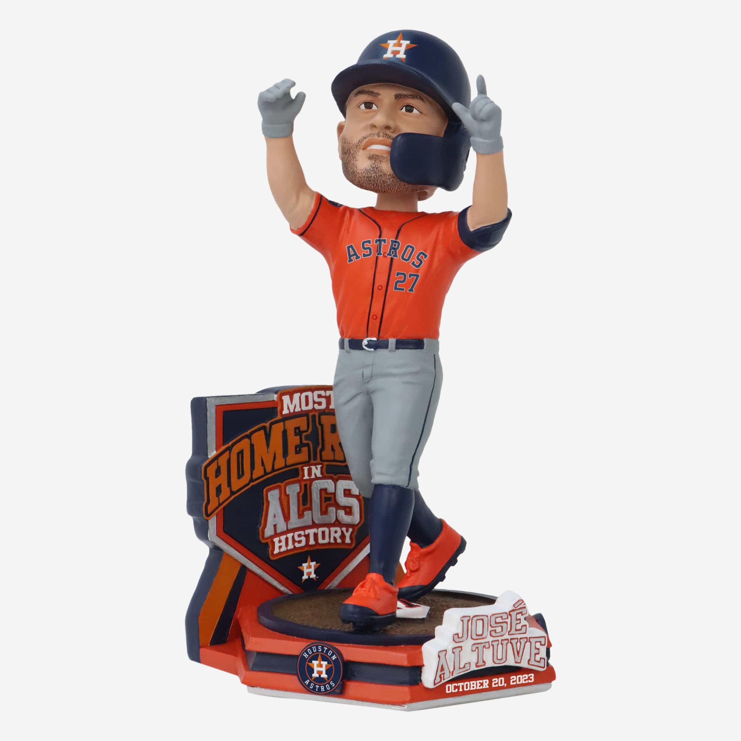 Jose Altuve Houston Astros Most Home Runs In ALCS History Bobblehead - Image 4