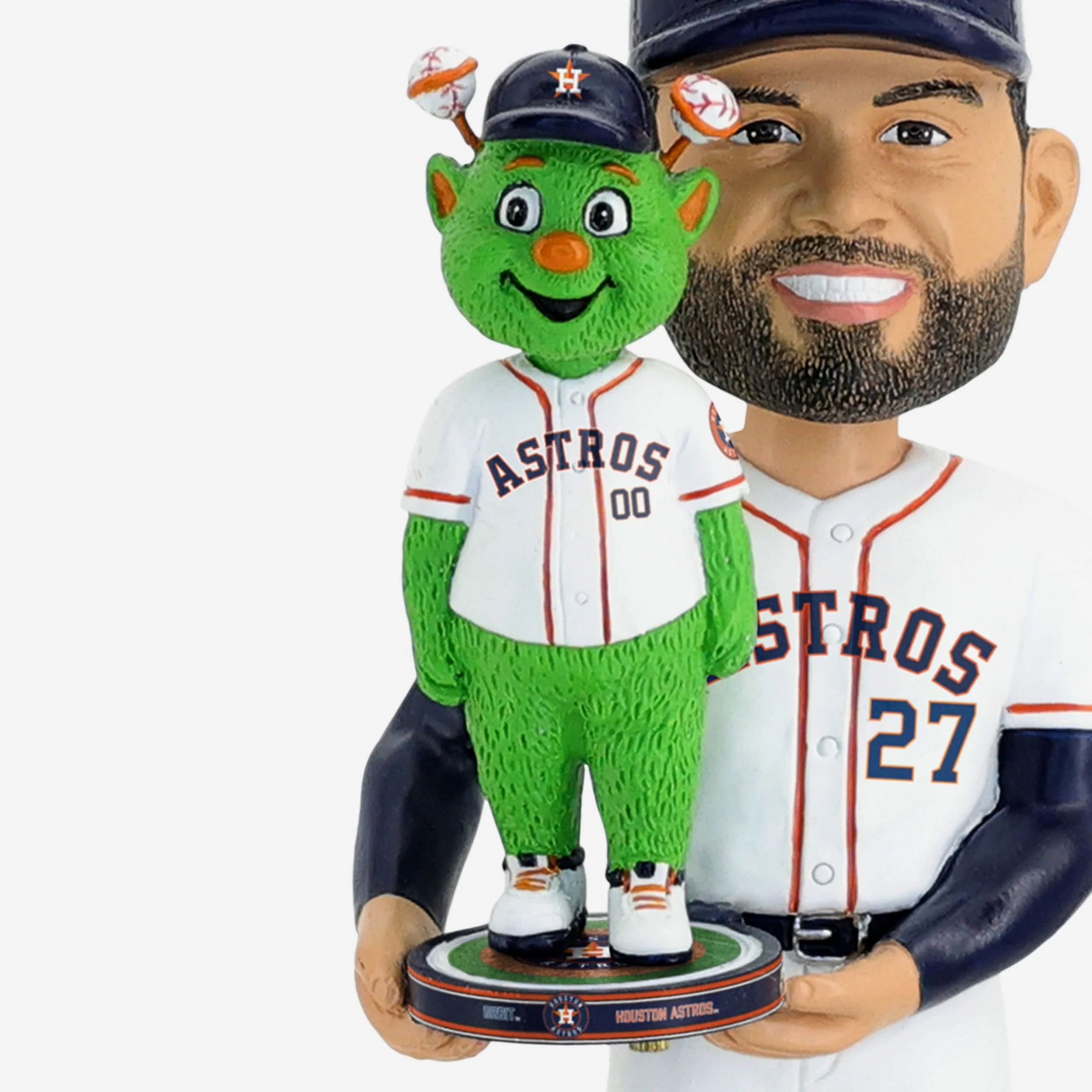 Jose Altuve & Orbit Houston Astros Bobble Dubblz Friendz Bobblehead - Image 4