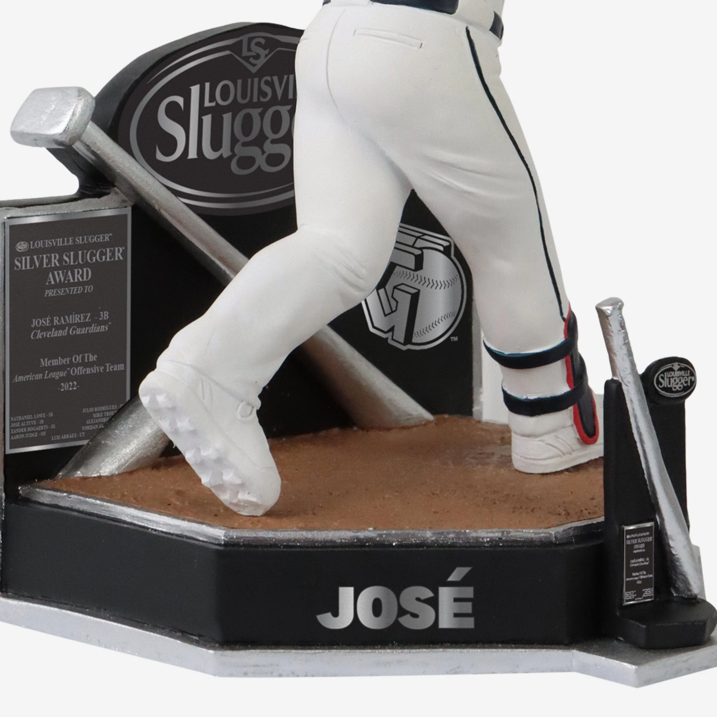 Jose Ramirez Cleveland Guardians 2022 Silver Slugger Bobblehead - Image 3