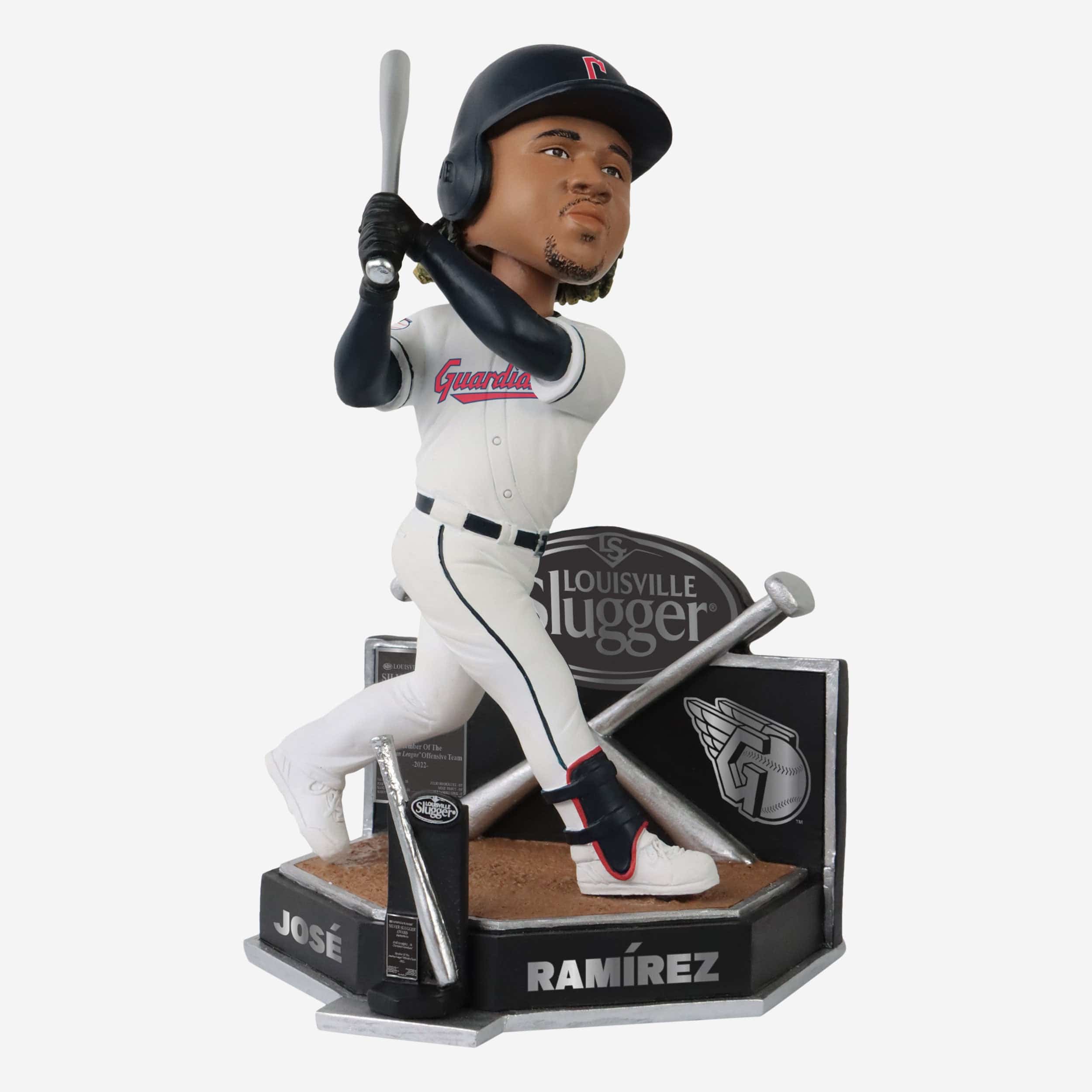 Jose Ramirez Cleveland Guardians 2022 Silver Slugger Bobblehead - Image 4