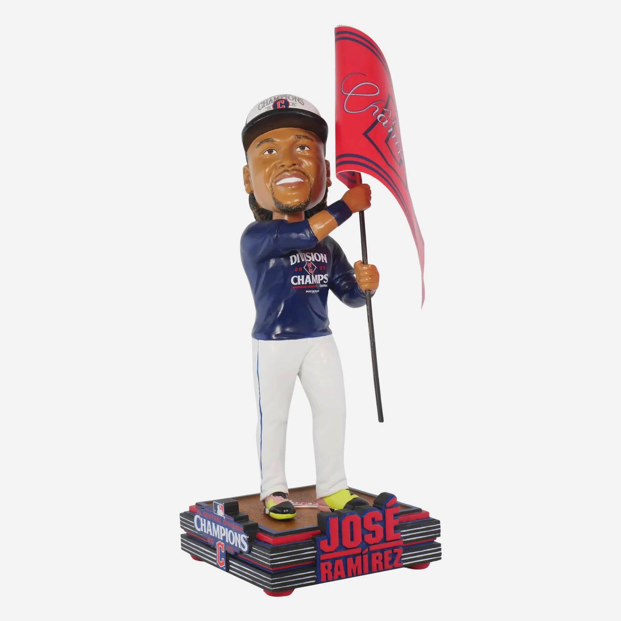 Jose Ramirez Cleveland Guardians 2025 AL Central Division Champions Bobblehead
