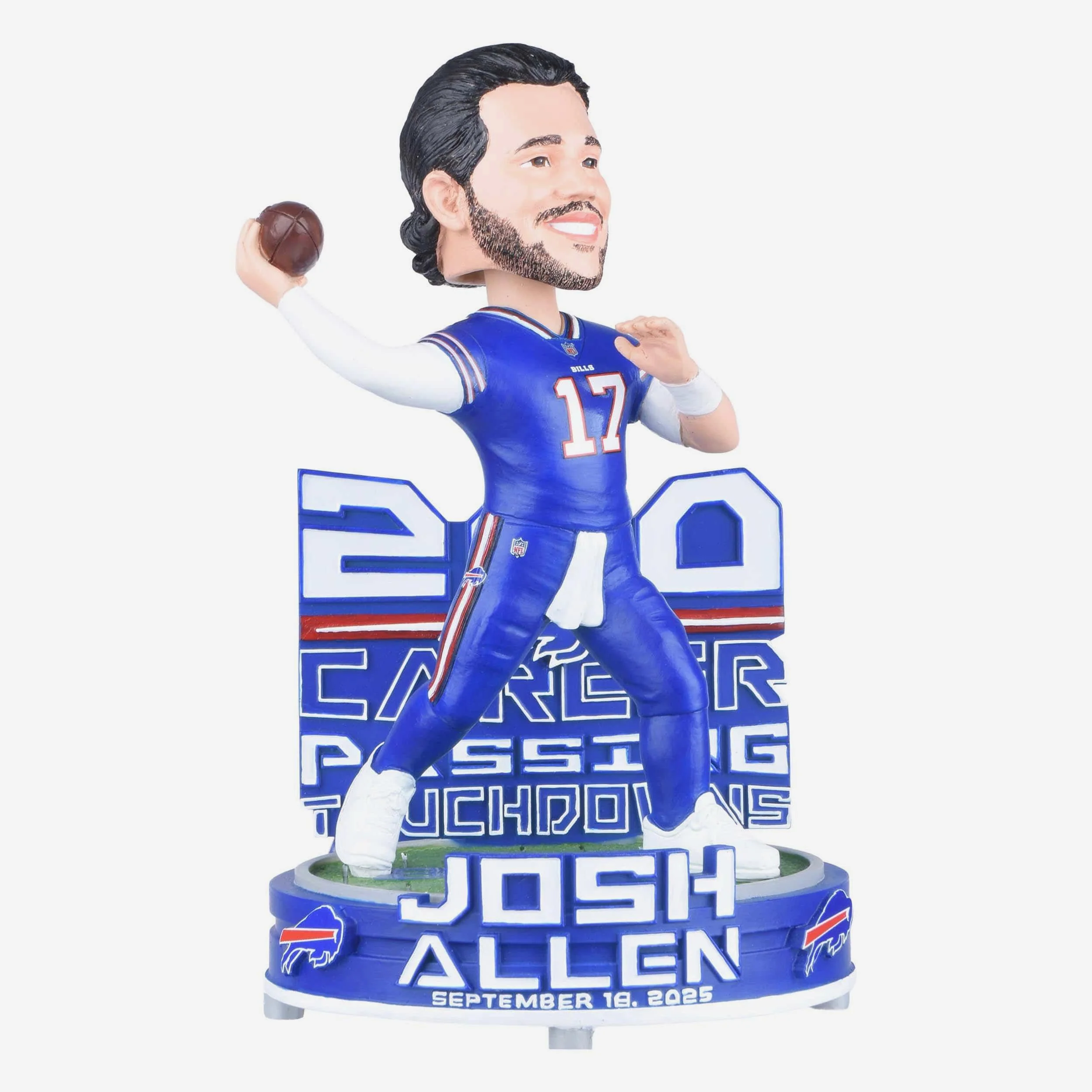 Josh Allen Buffalo Bills 200 Career Touchdowns Bobblehead