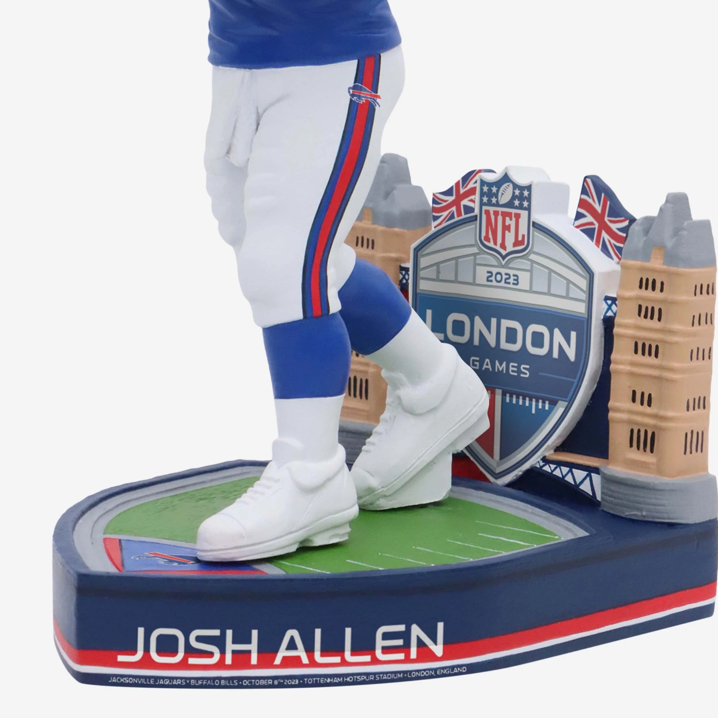 Josh Allen Buffalo Bills 2023 International Game Bobblehead - Image 3