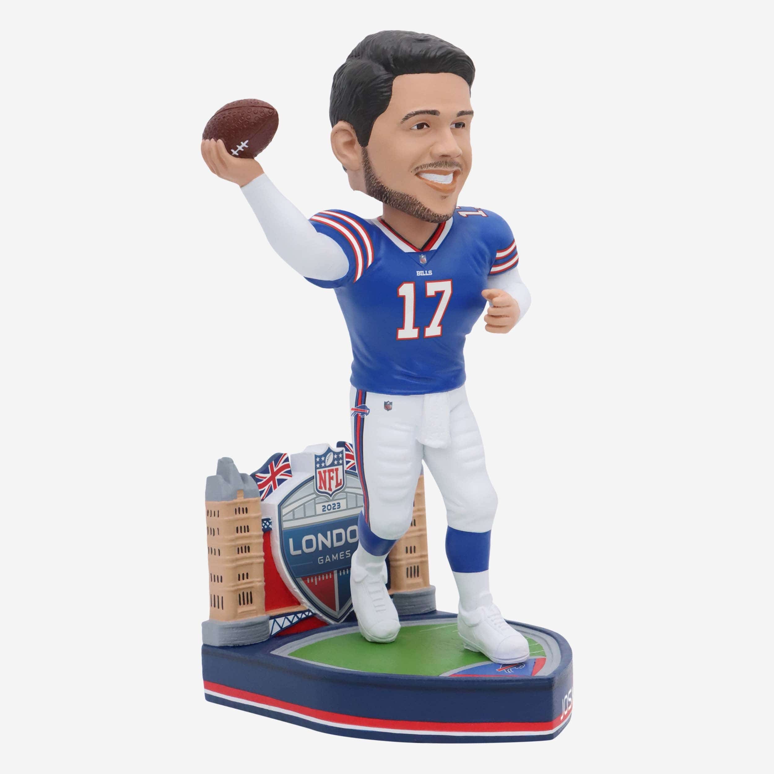 Josh Allen Buffalo Bills 2023 International Game Bobblehead - Image 4