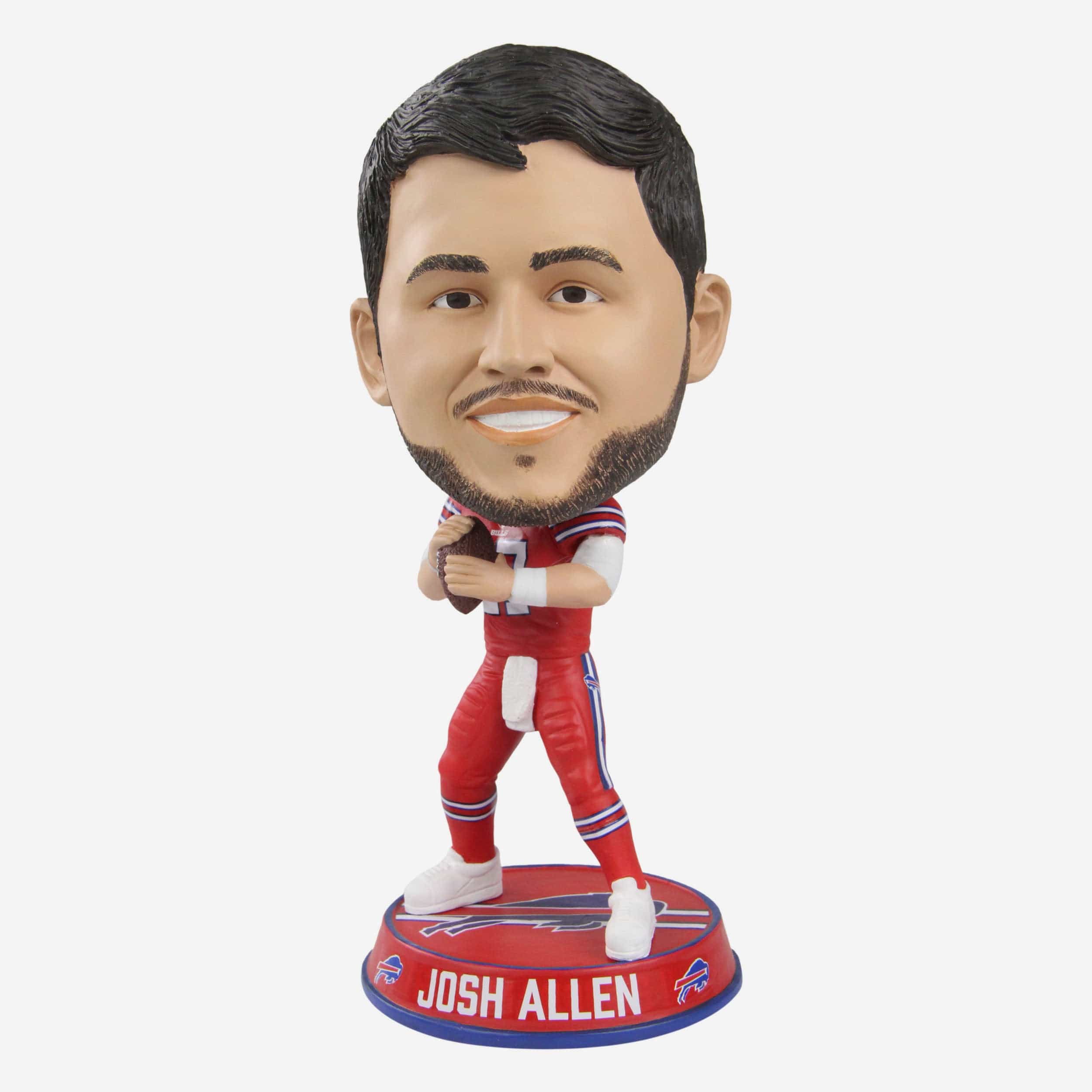 Josh Allen Buffalo Bills Action Pose Color Rush Variant Bighead Bobblehead