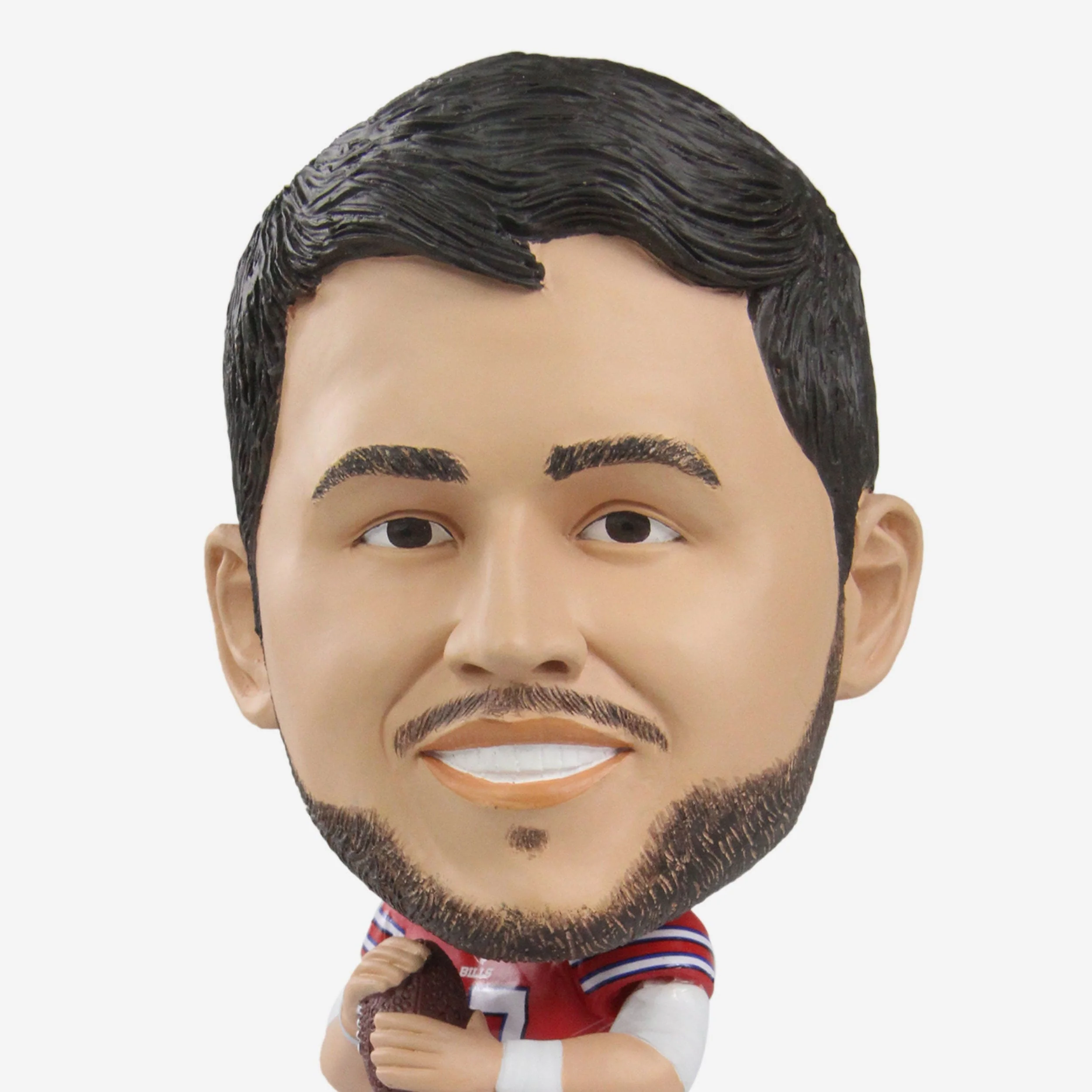 Josh Allen Buffalo Bills Action Pose Color Rush Variant Bighead Bobblehead - Image 2