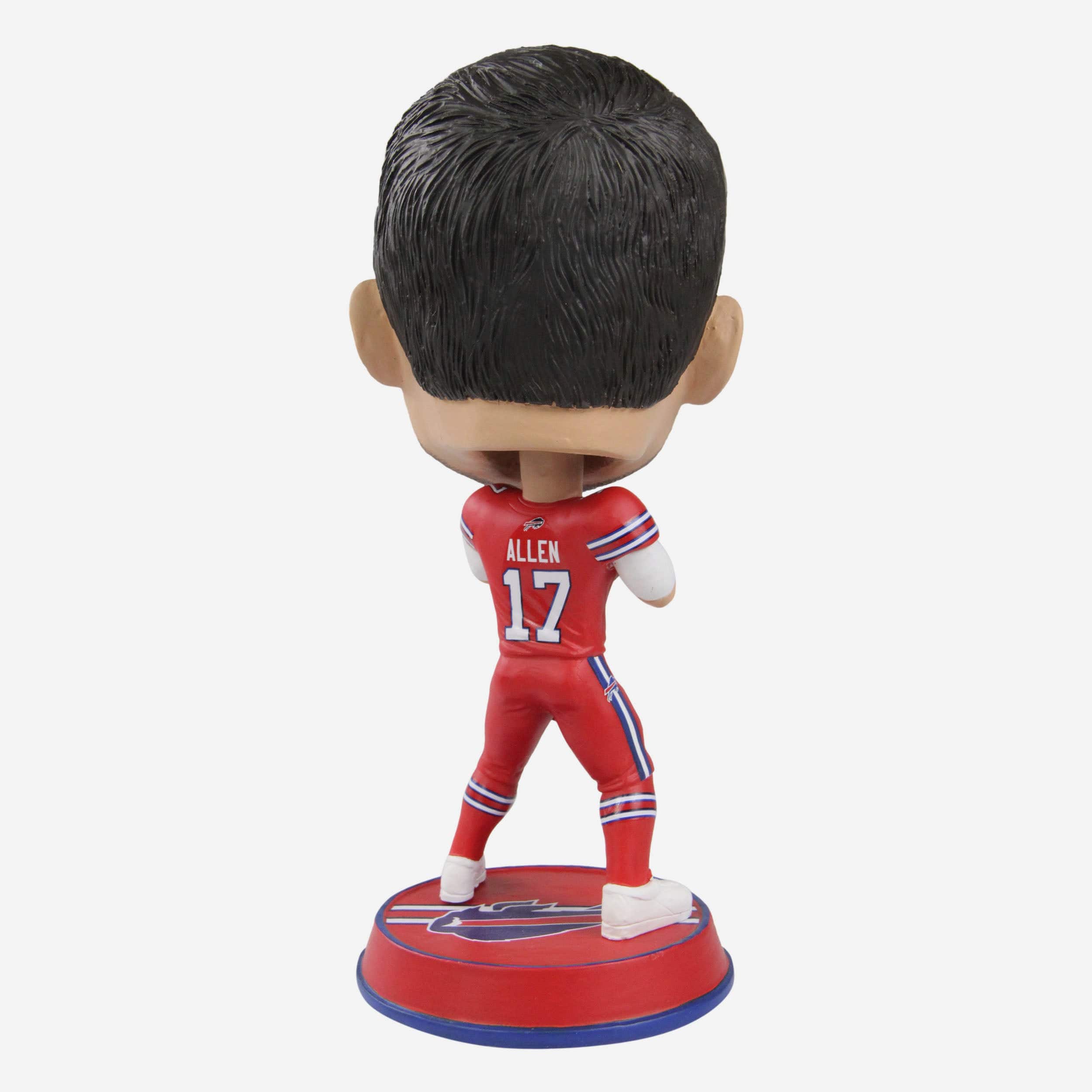 Josh Allen Buffalo Bills Action Pose Color Rush Variant Bighead Bobblehead - Image 5