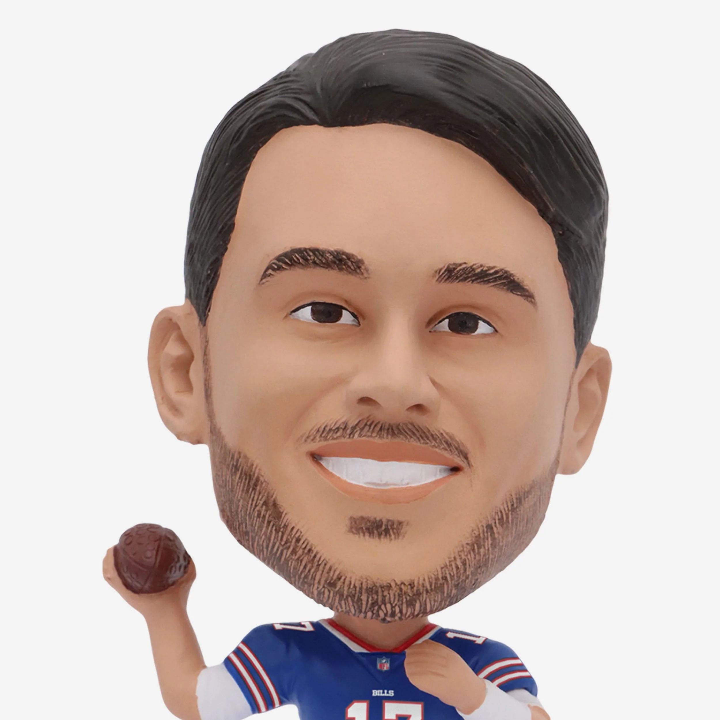 Josh Allen Buffalo Bills Field Stripe Mini Bighead Bobblehead - Image 2
