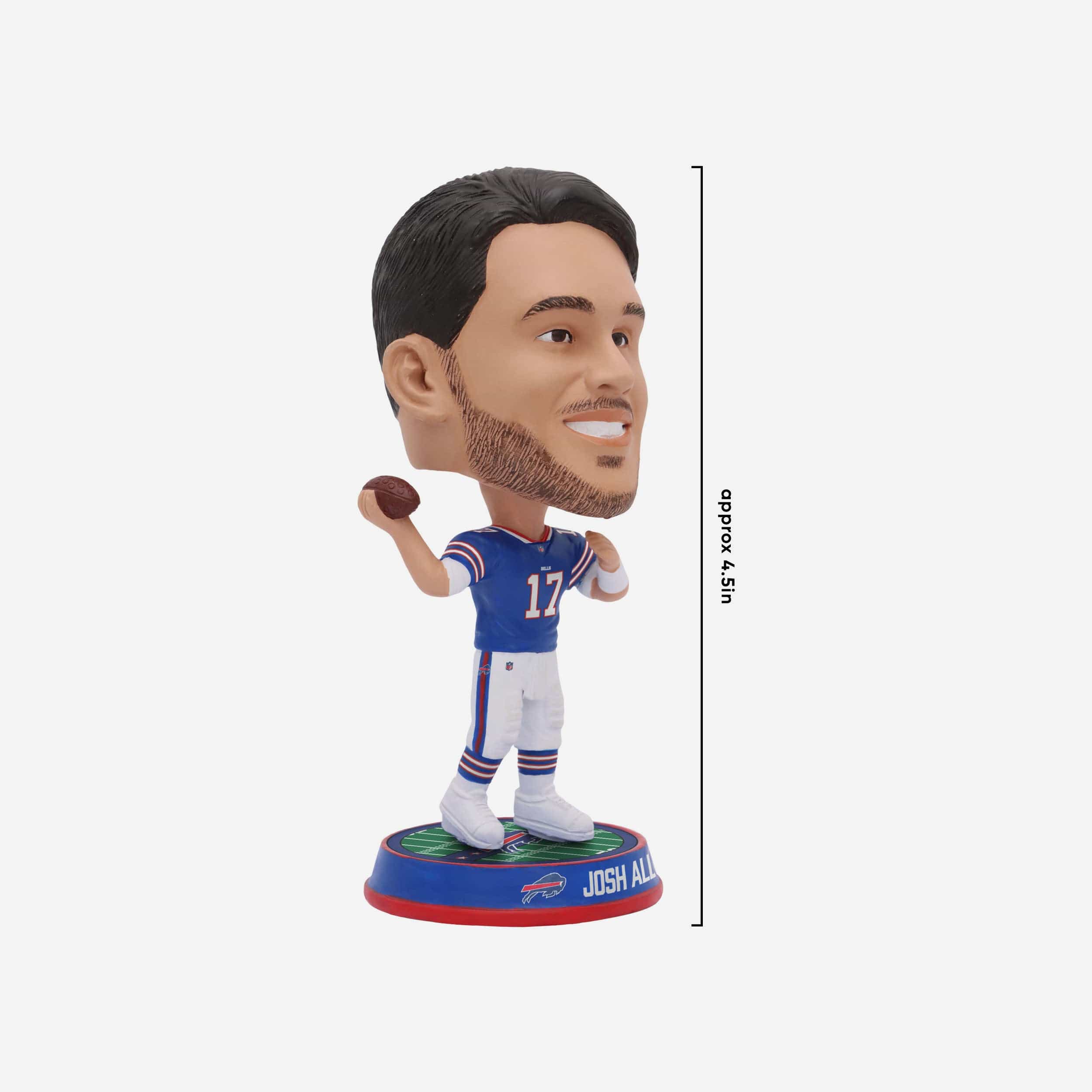 Josh Allen Buffalo Bills Field Stripe Mini Bighead Bobblehead - Image 4