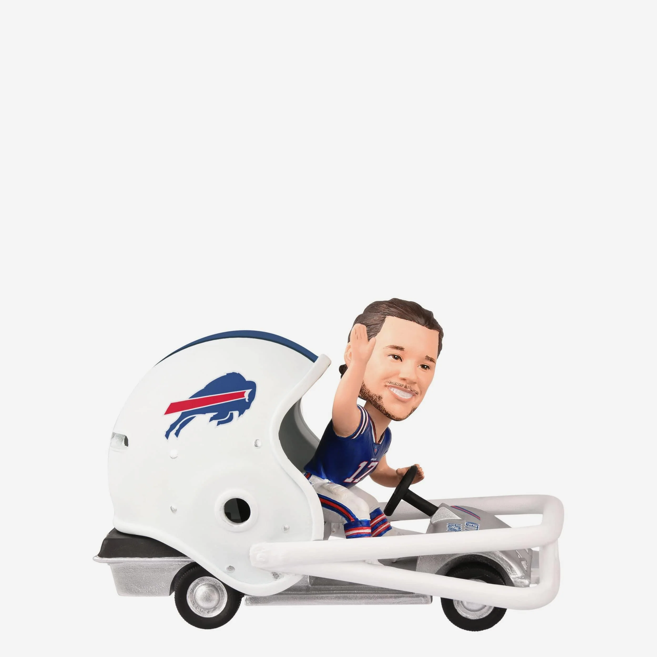Josh Allen Buffalo Bills Helmet Cart Bobblehead - Image 2