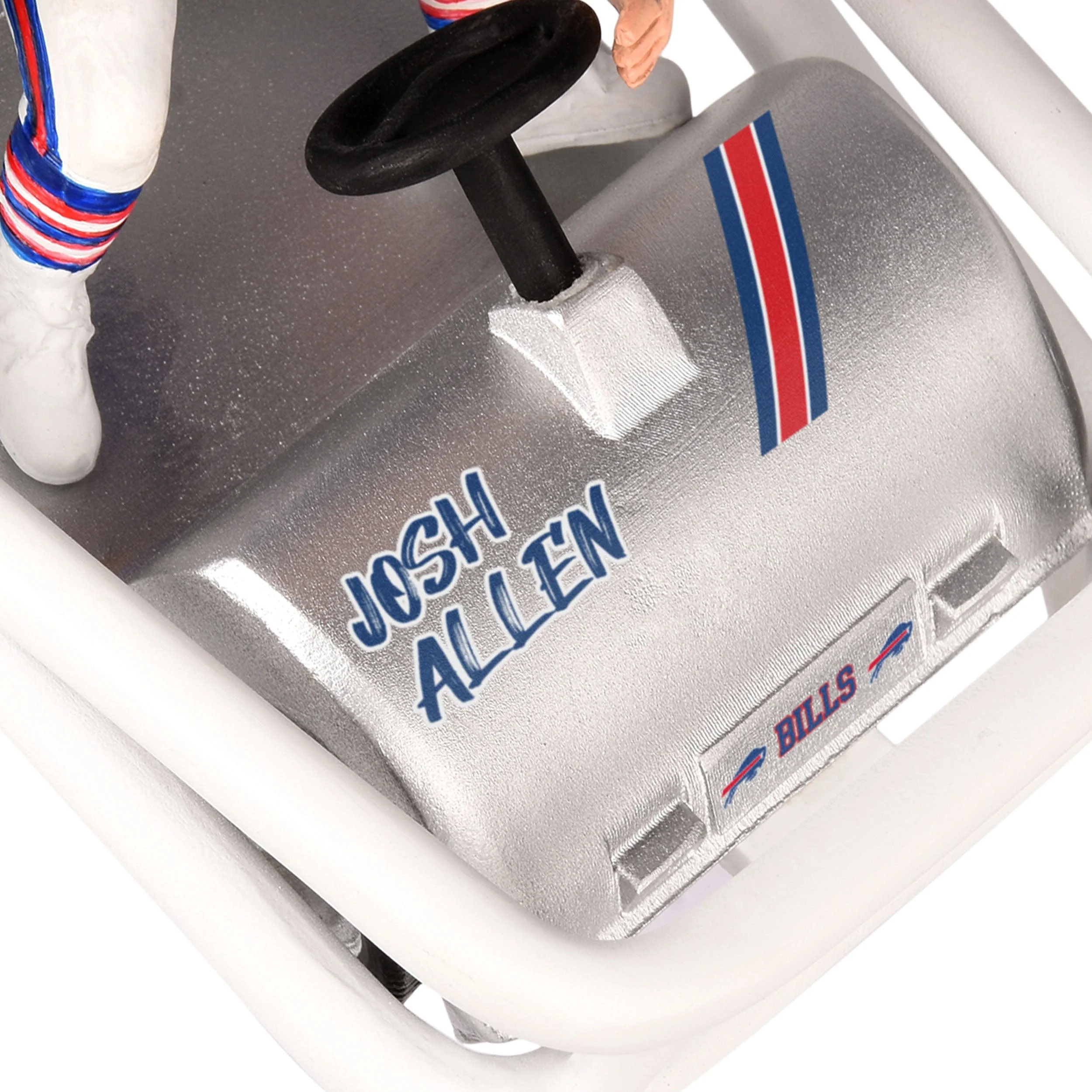 Josh Allen Buffalo Bills Helmet Cart Bobblehead - Image 3