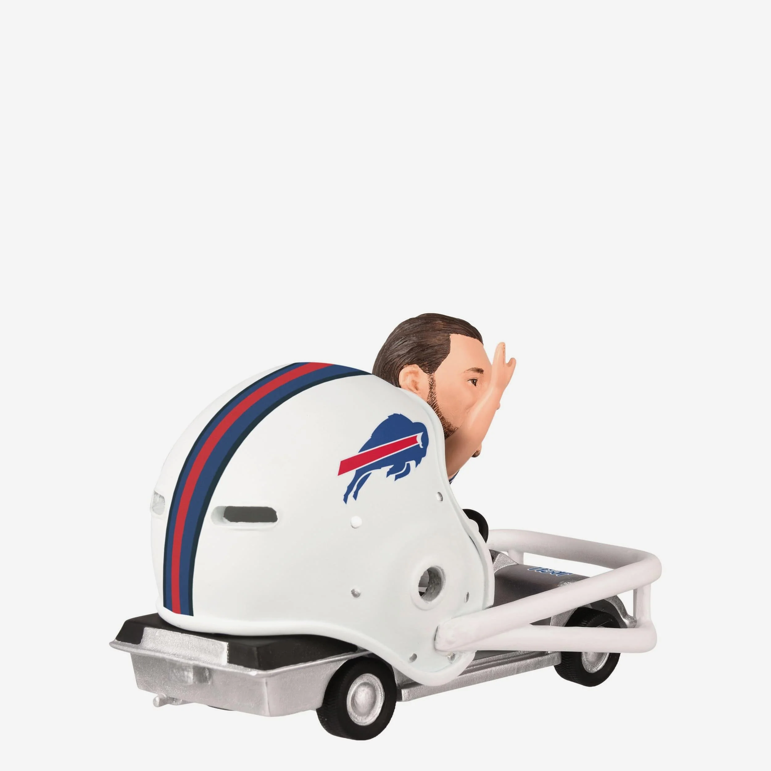 Josh Allen Buffalo Bills Helmet Cart Bobblehead - Image 6