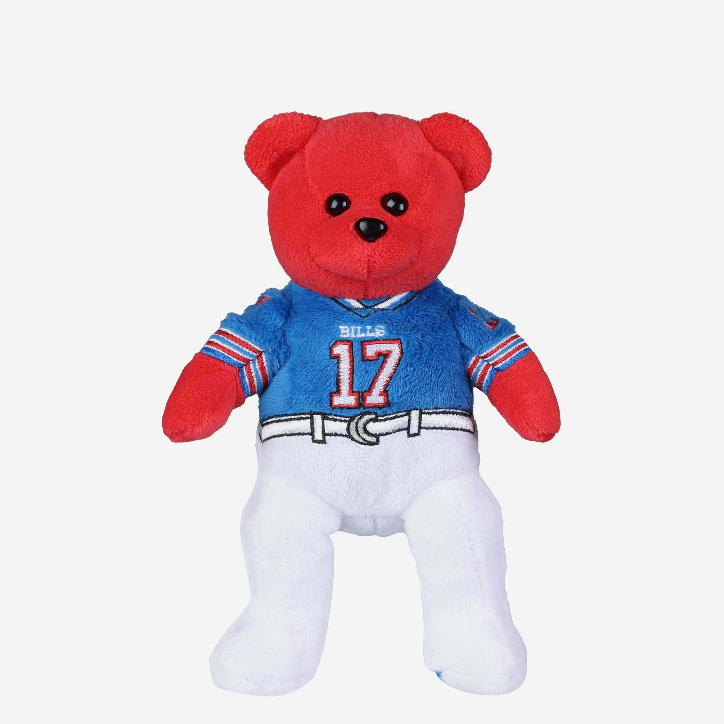 Josh Allen Buffalo Bills Team Beans Embroidered Player Bear
