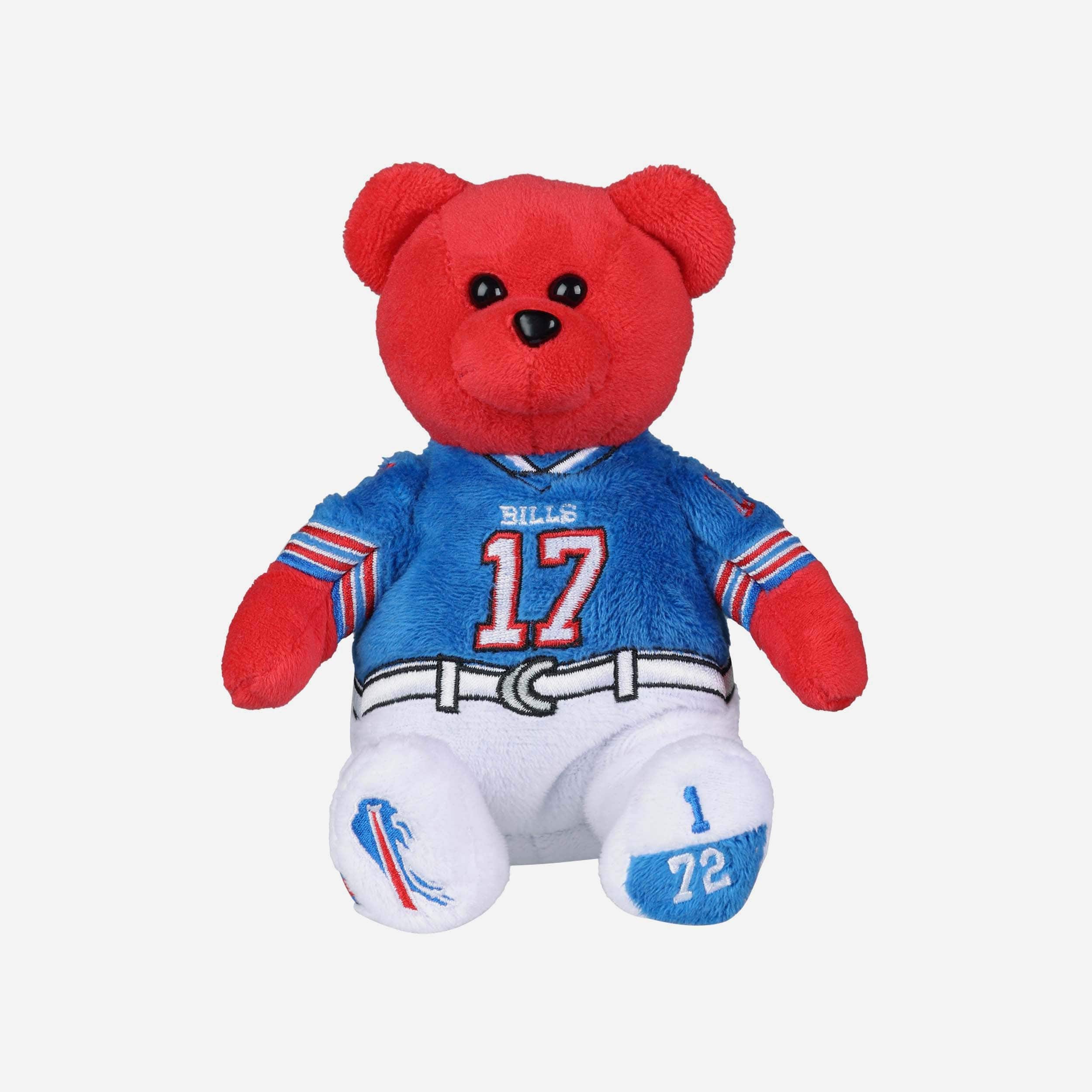 Josh Allen Buffalo Bills Team Beans Embroidered Player Bear - Image 4