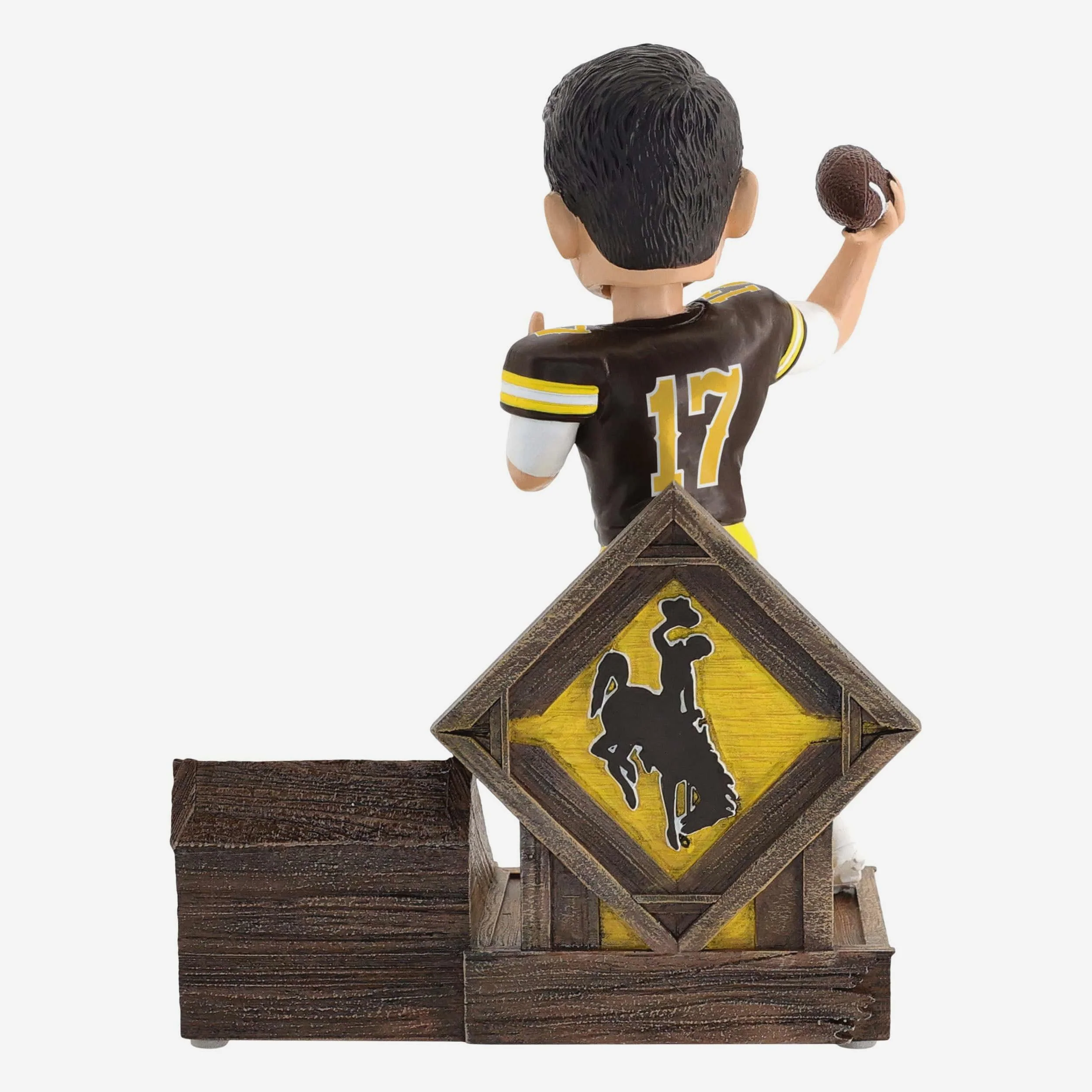 Josh Allen Wyoming Cowboys Jersey Retirement Bobblehead - Image 5