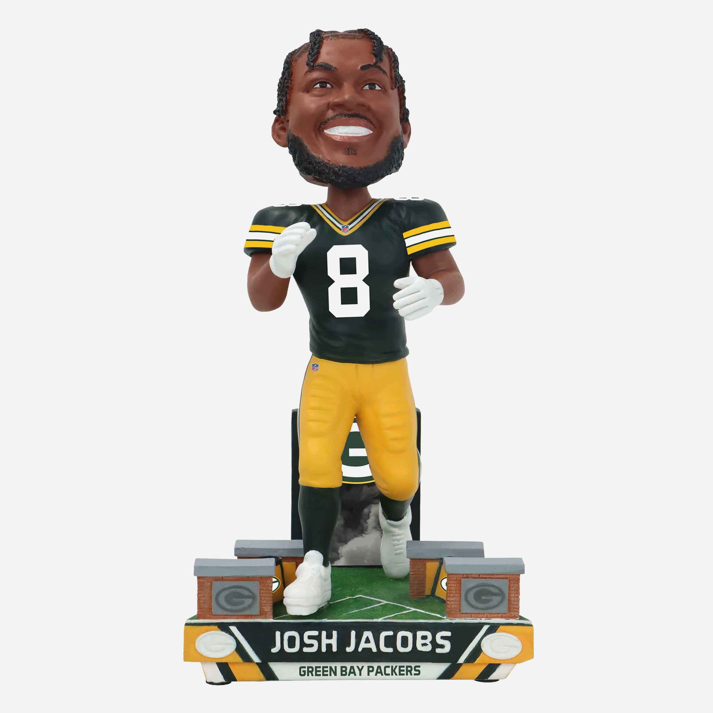 Josh Jacobs Green Bay Packers Tunnel Entrance Bobblehead